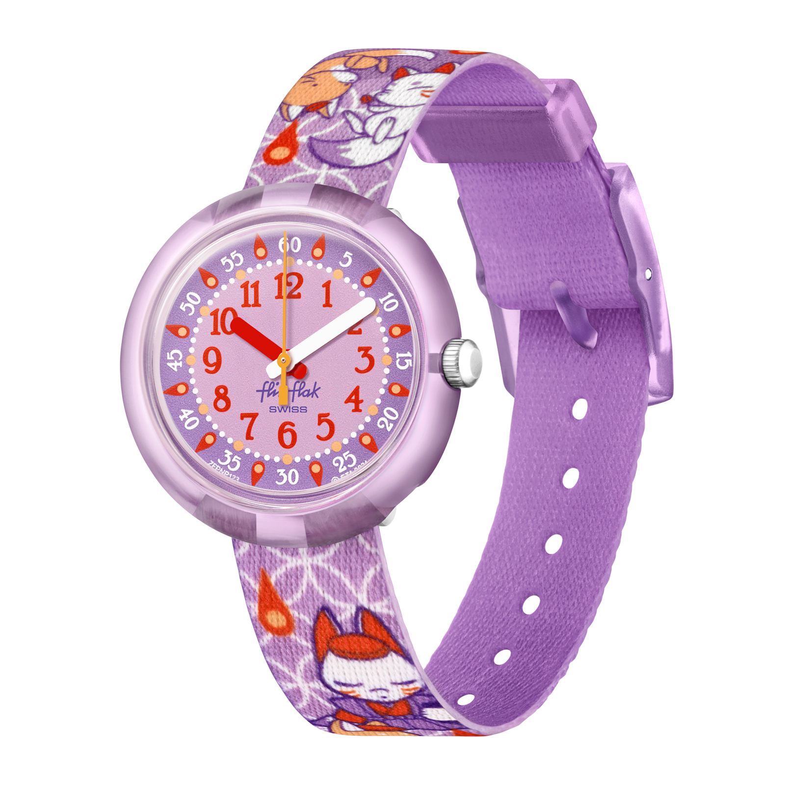 Reloj FLIK FLAK YAKO-PARADE ZFPNP123 Niños Purpura