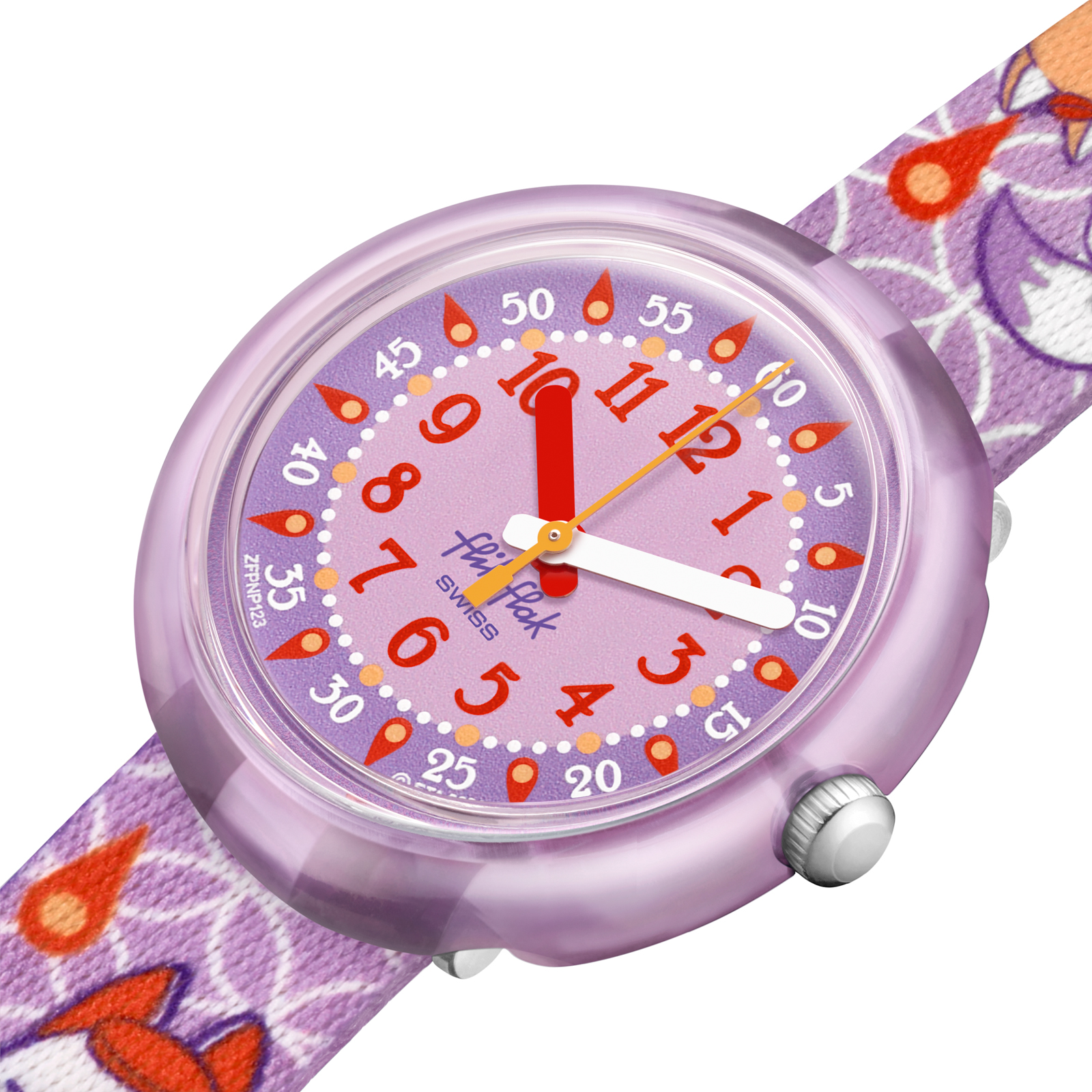 Reloj FLIK FLAK YAKO-PARADE ZFPNP123 Niños Purpura