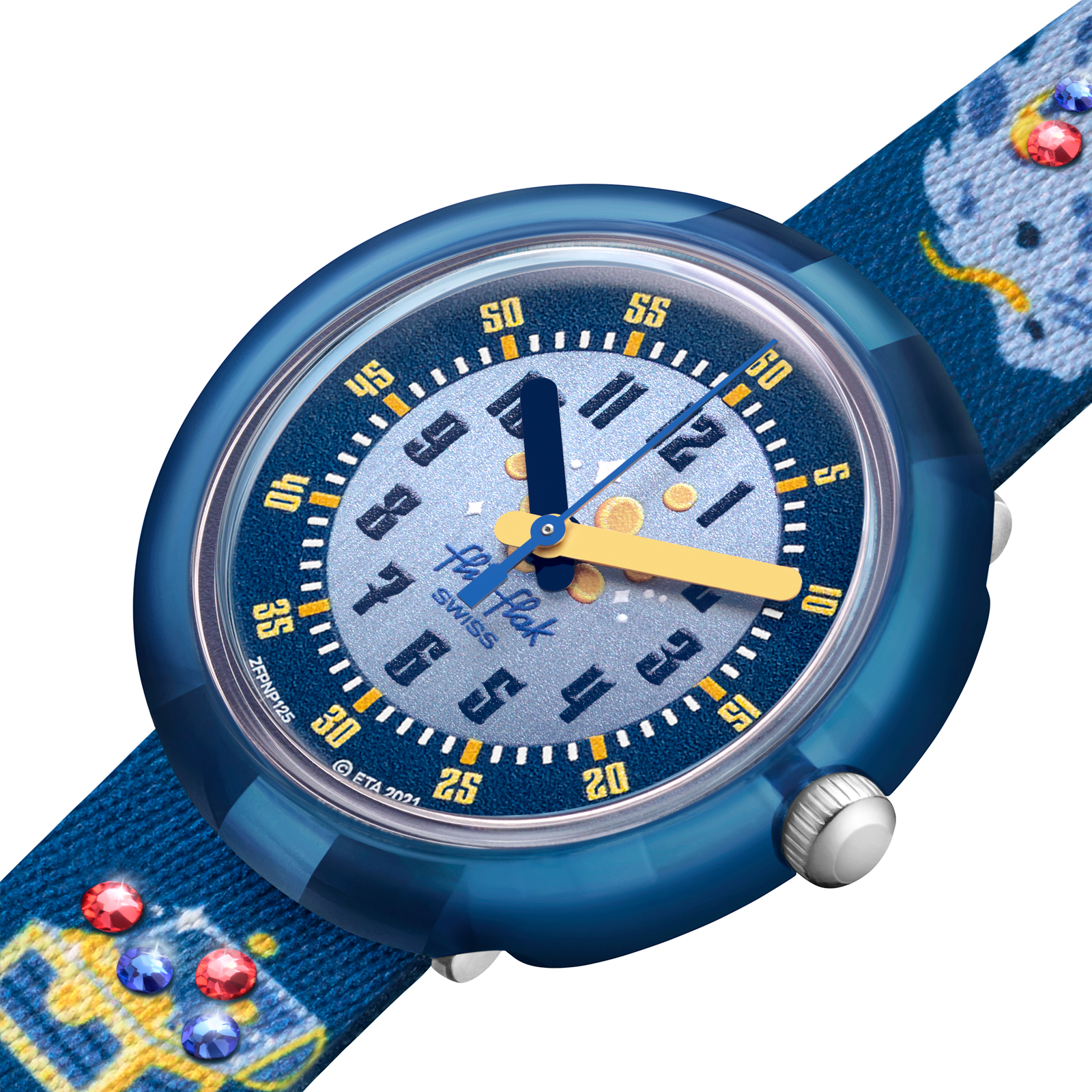 Reloj FLIK FLAK LOVER OF DRAGONS ZFPNP125 Niños Azul