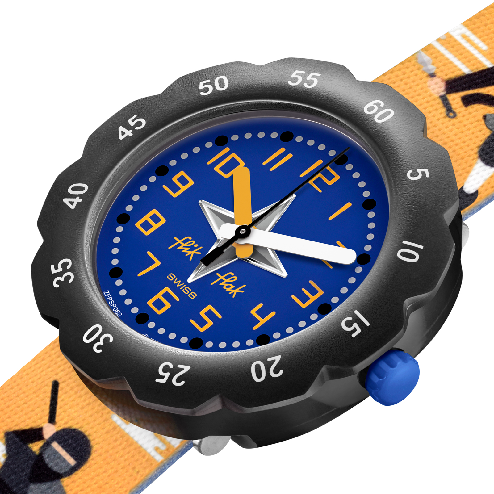 Reloj FLIK FLAK NINJAMAZING ZFPSP062 Niños Negro