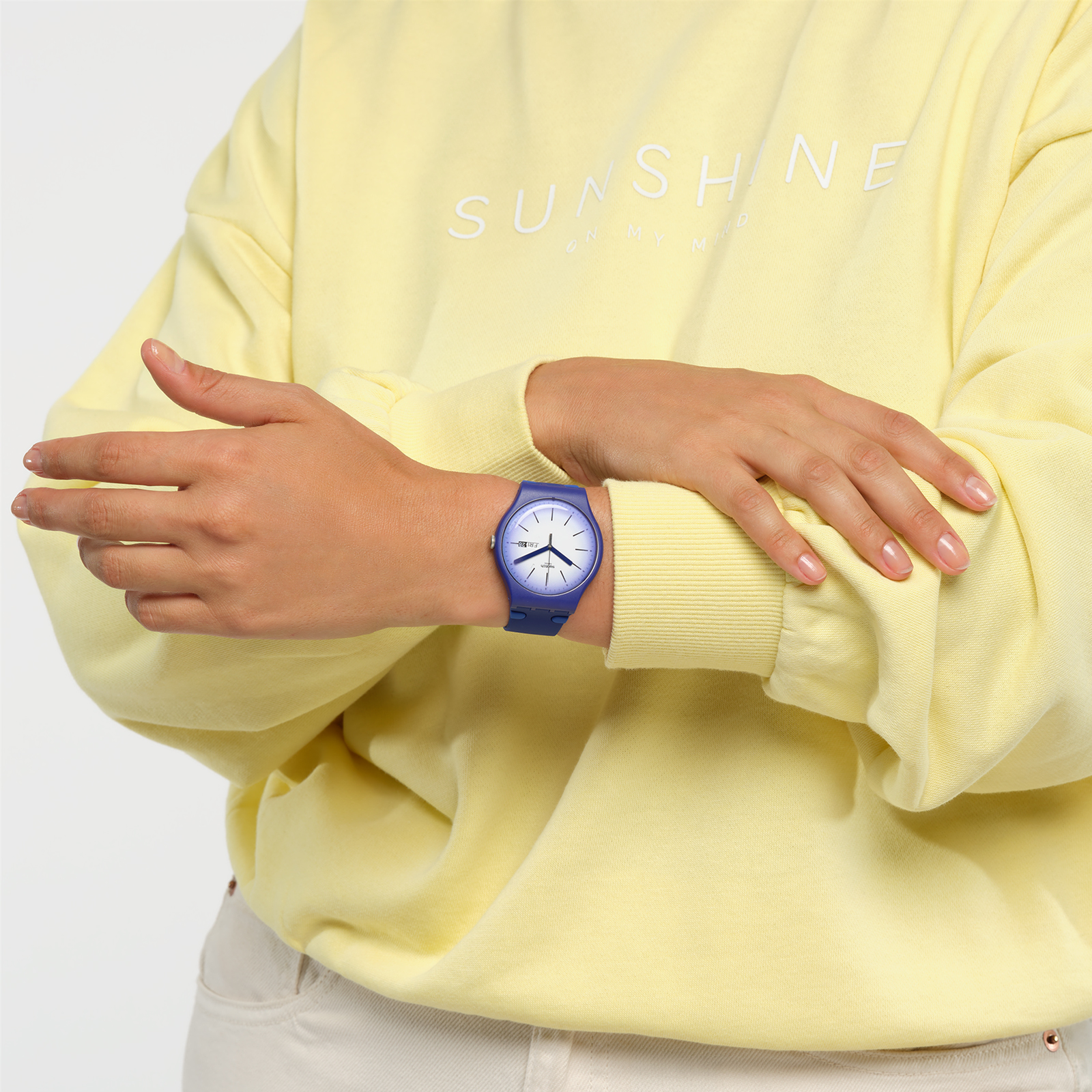 Reloj SWATCH VIOLET VERBENA SUON716 Azul