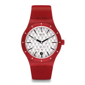 Reloj SWATCH SISTEM CORRIDA SUTR403 Rojo