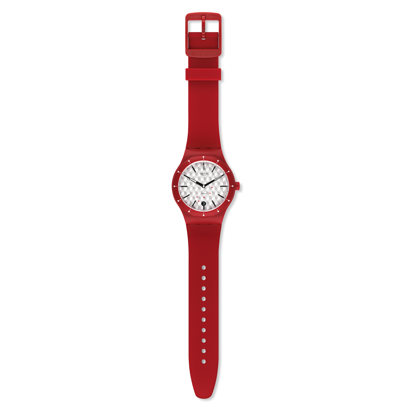 Reloj SWATCH SISTEM CORRIDA SUTR403 Rojo