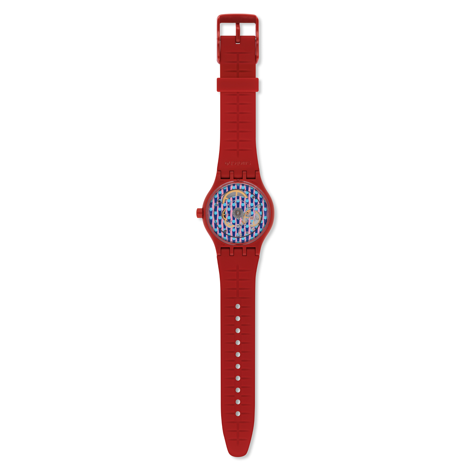 Reloj SWATCH SISTEM CORRIDA SUTR403 Rojo