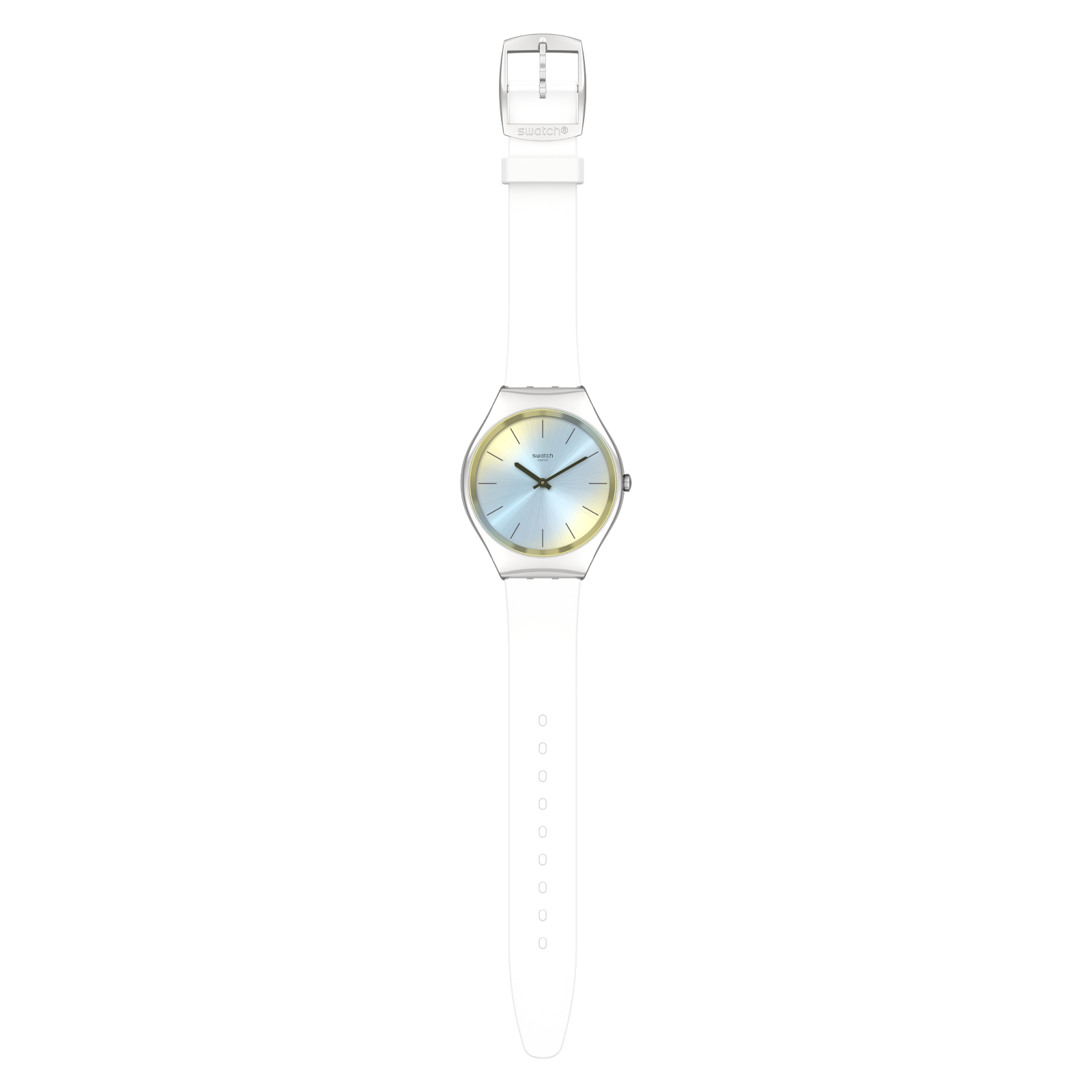 Reloj SWATCH OPTICAL WHITE SYXS141 Plateado