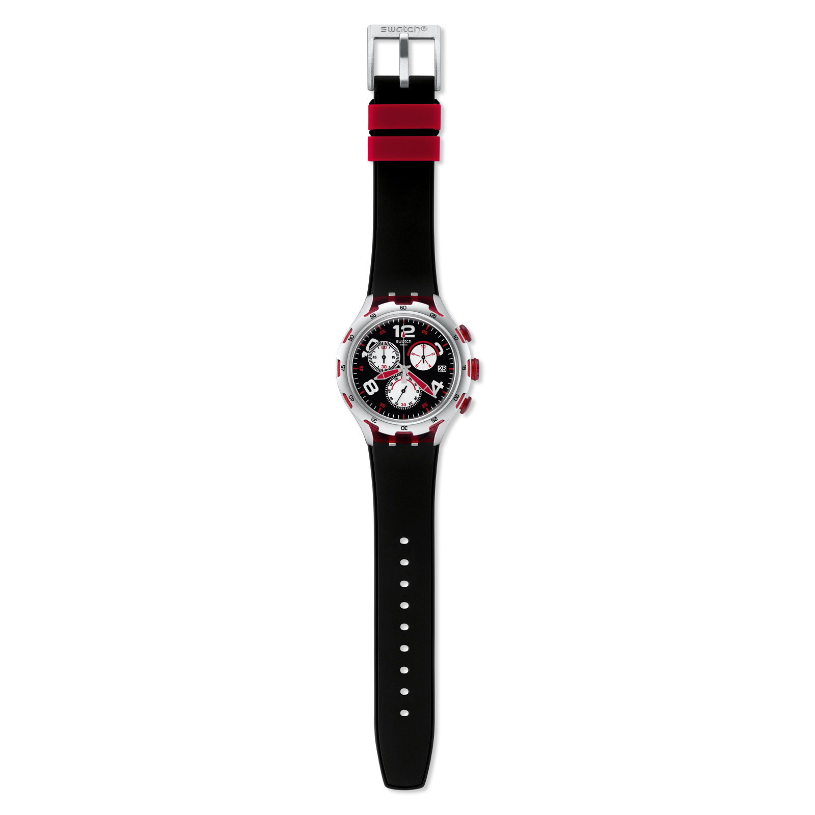 Reloj SWATCH RED WHEEL YYS4004 Blanco