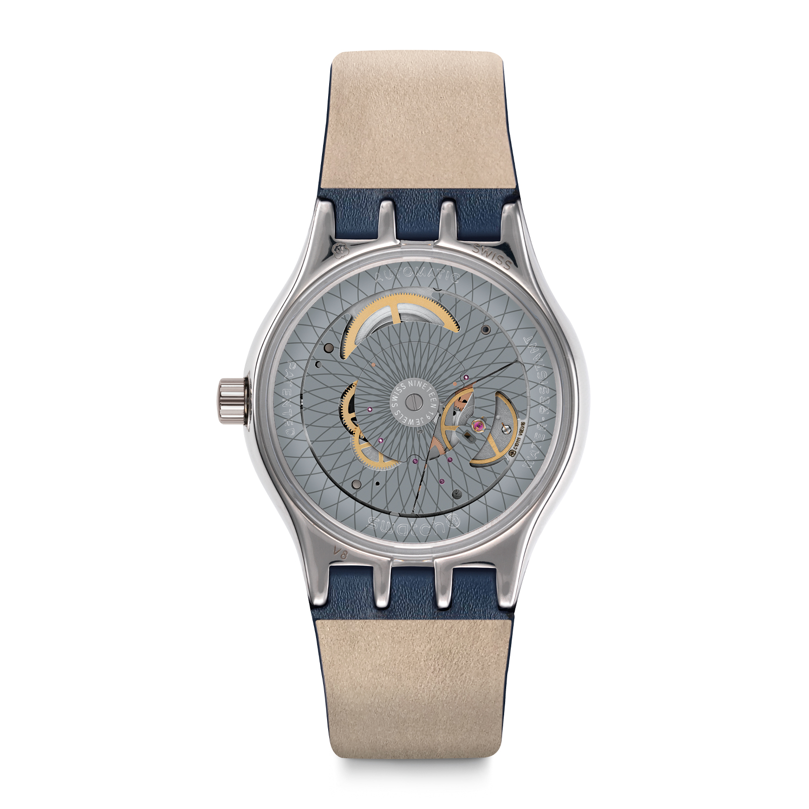 Reloj SWATCH PETITE SECONDE BLUE SY23S403 Plateado