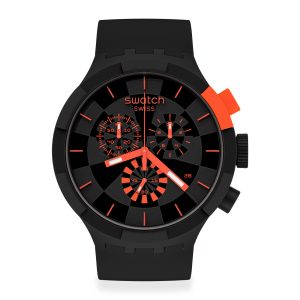 Reloj SWATCH CHECKPOINT RED SB02B402 Negro