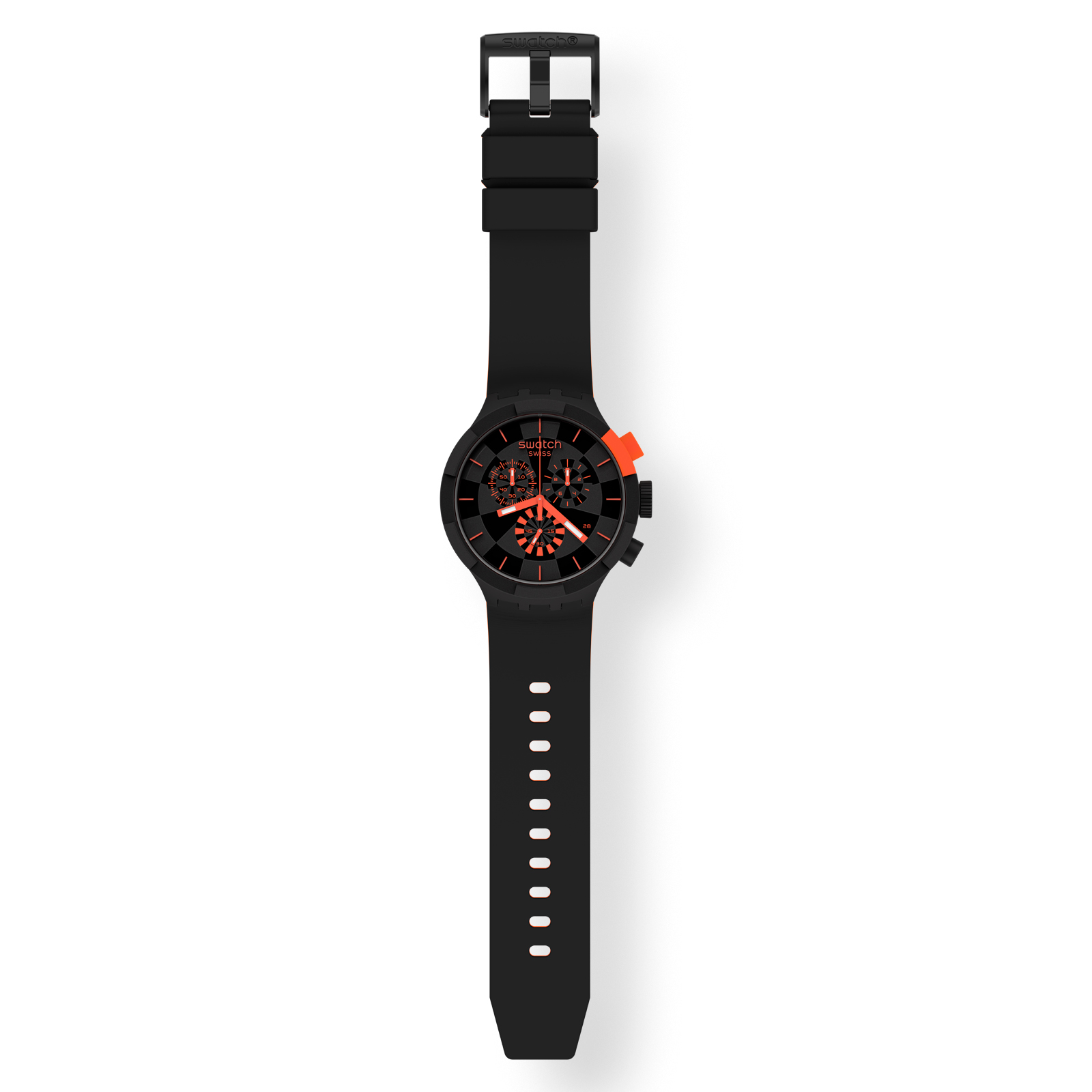 Reloj SWATCH CHECKPOINT RED SB02B402 Negro