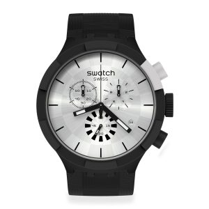 Reloj SWATCH CHEQUERED SILVER SB02B404 Negro