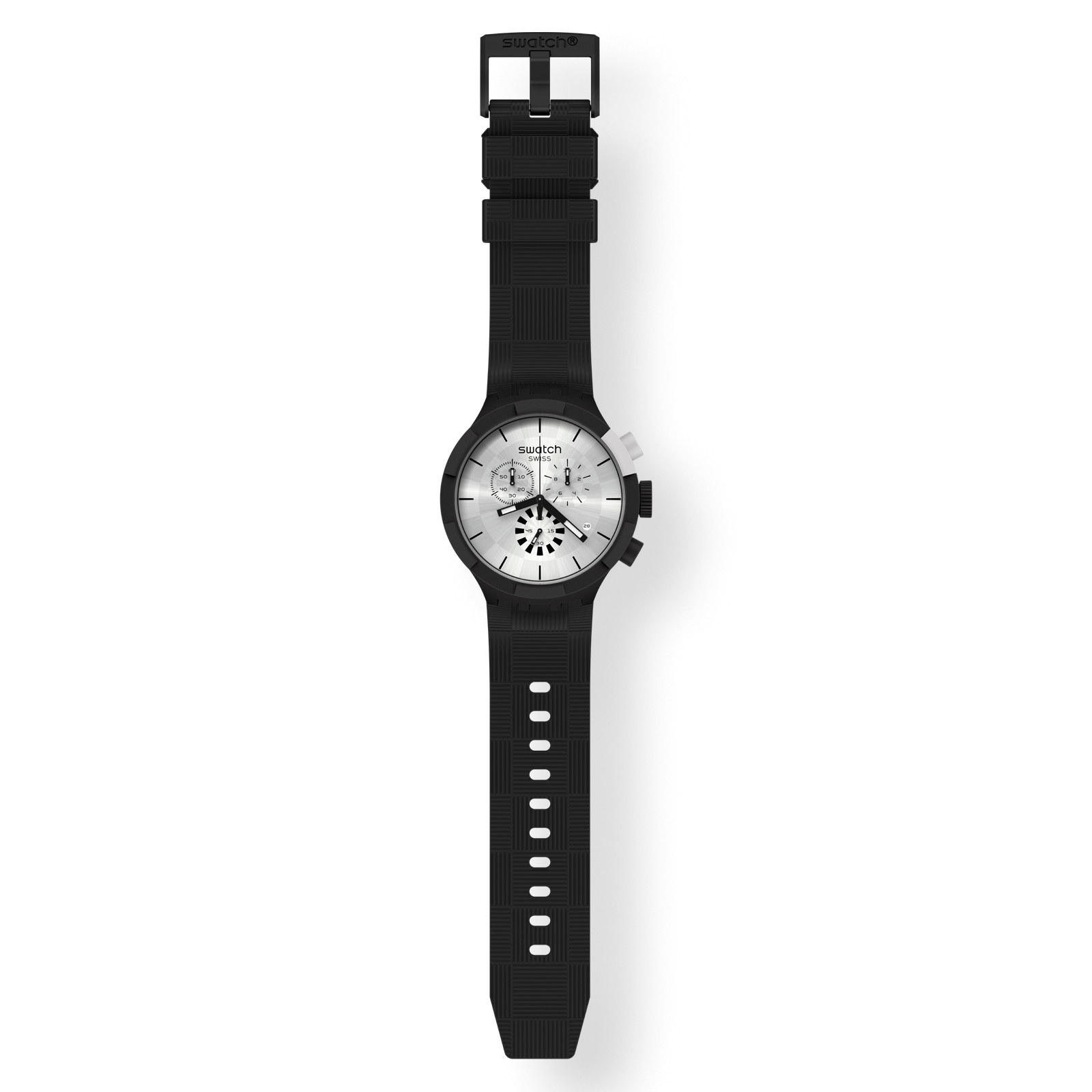 Reloj SWATCH CHEQUERED SILVER SB02B404 Negro