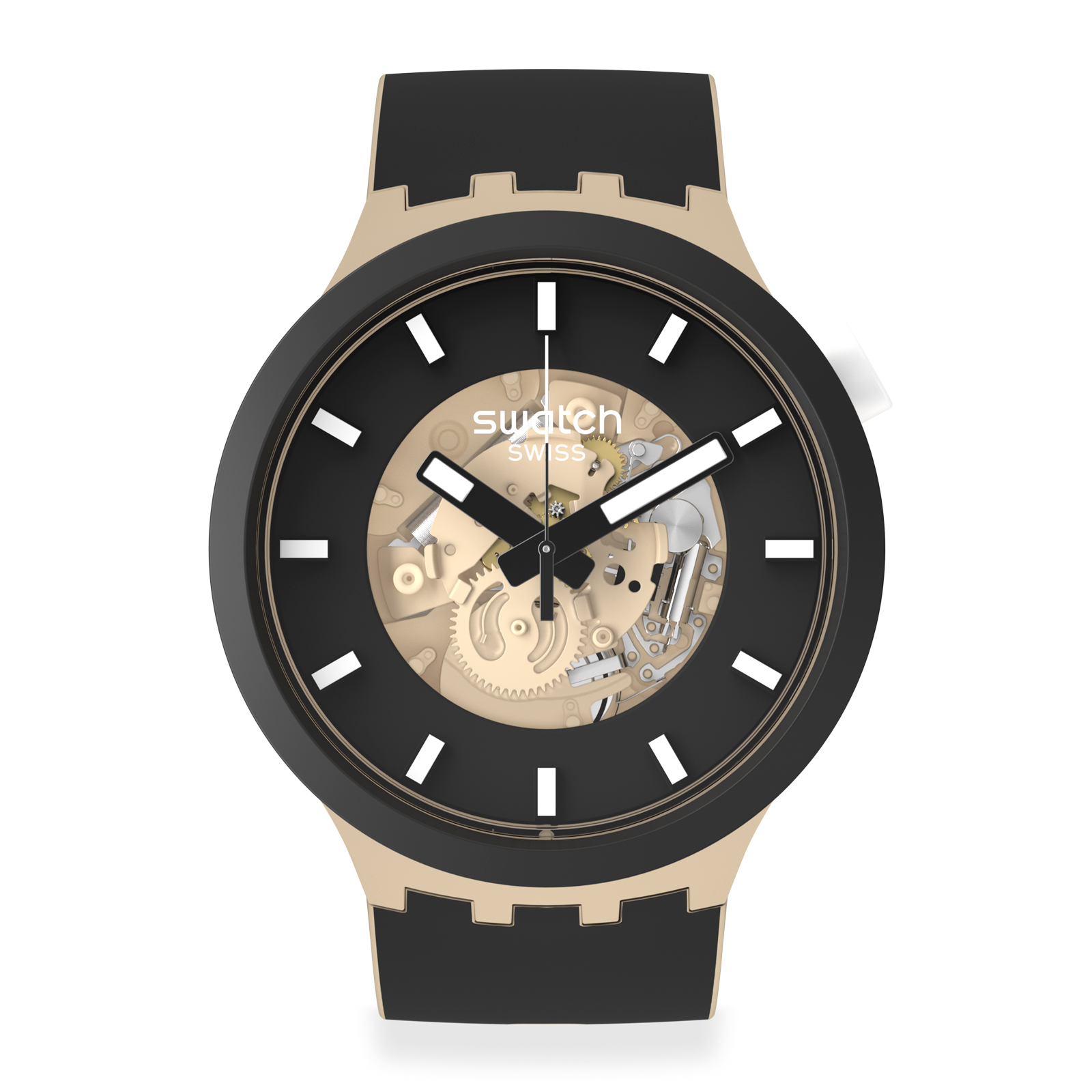 Reloj SWATCH TIME FOR TAUPE SB03C100 Negro
