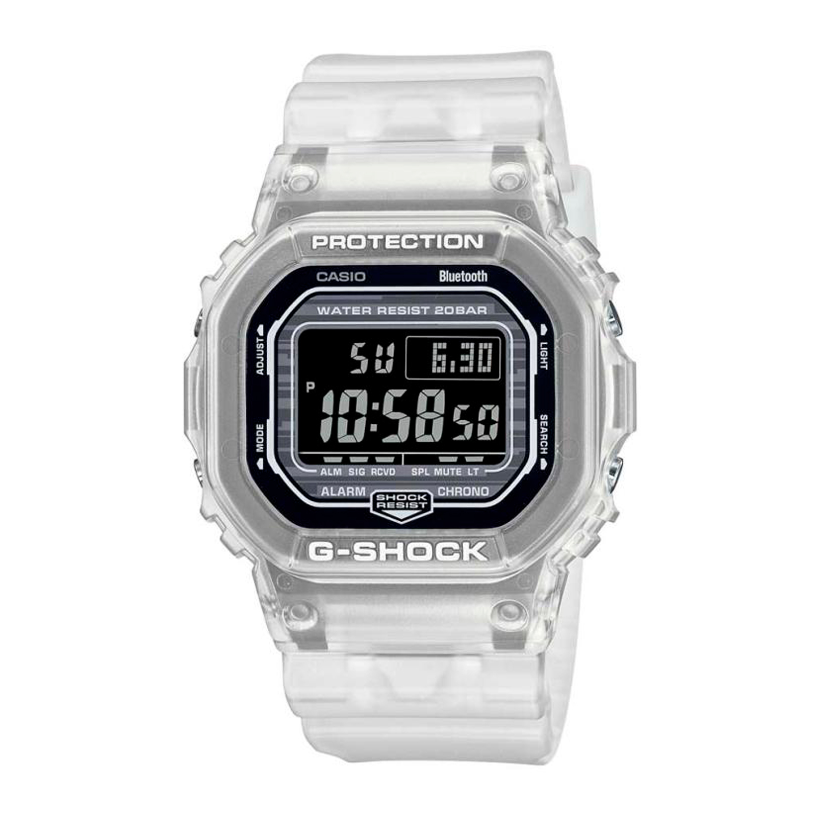 Reloj G-SHOCK DW-B5600G-7D Resina Hombre Transparente