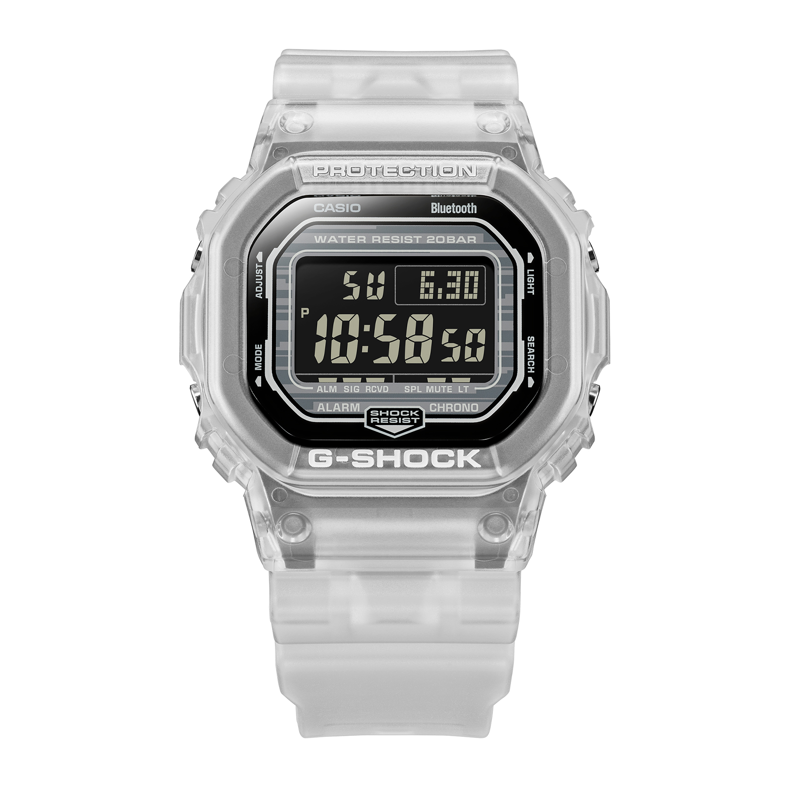 Reloj G-SHOCK DW-B5600G-7D Resina Hombre Transparente