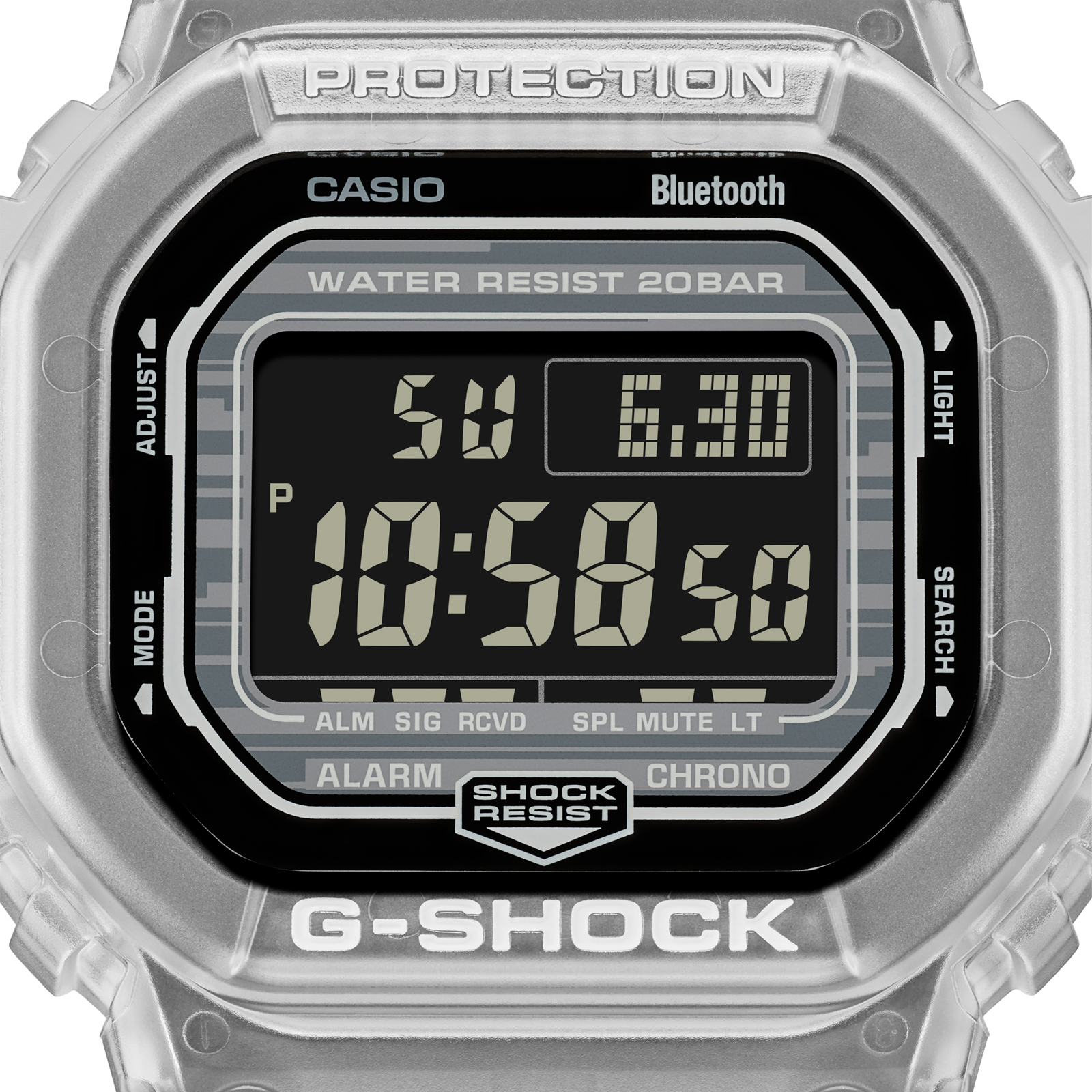 Reloj G-SHOCK DW-B5600G-7D Resina Hombre Transparente