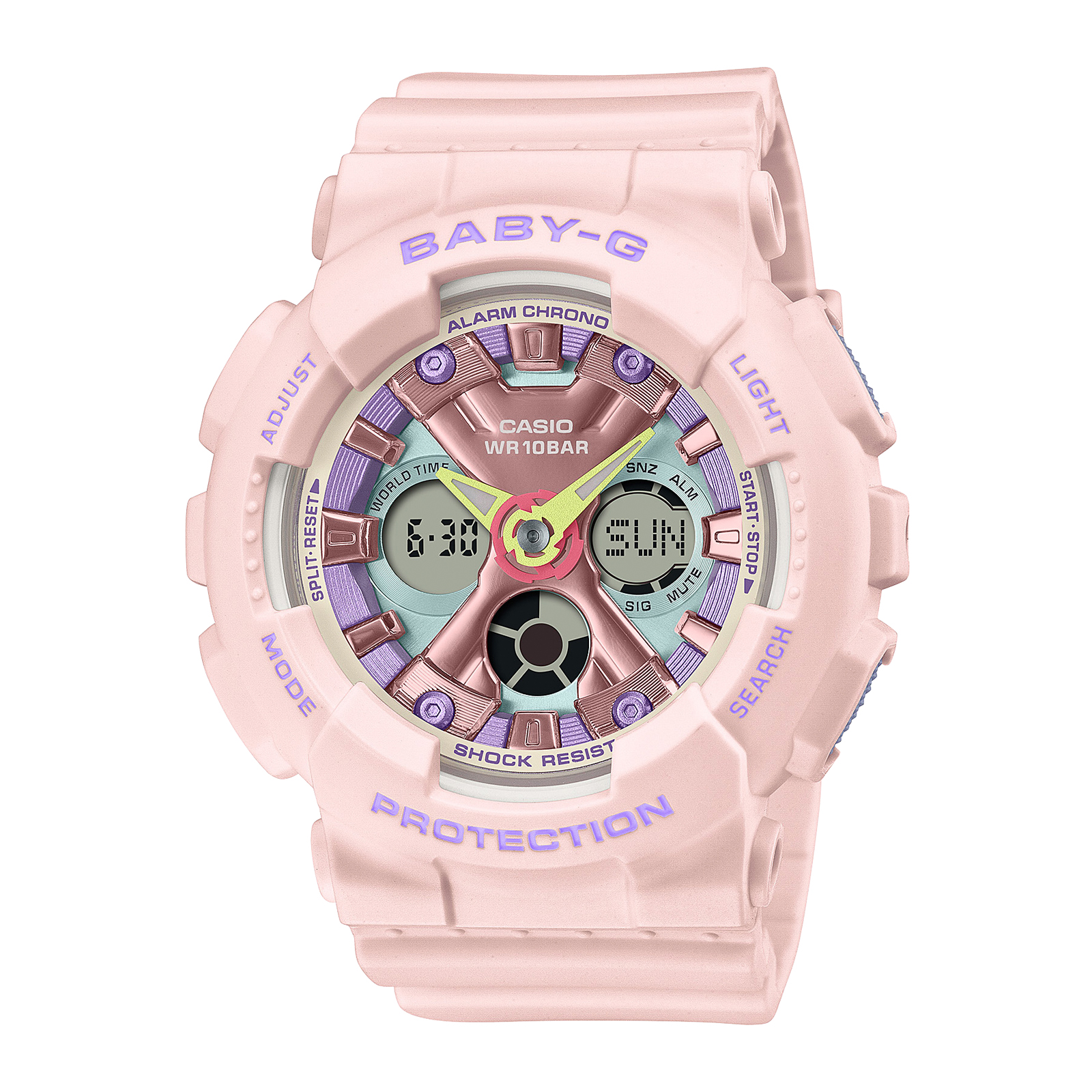 Reloj BABY-G BA-130PM-4A Resina Mujer Rosado