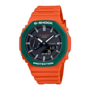 Reloj G-SHOCK GA-2110SC-4A Carbono/Resina Hombre Naranja