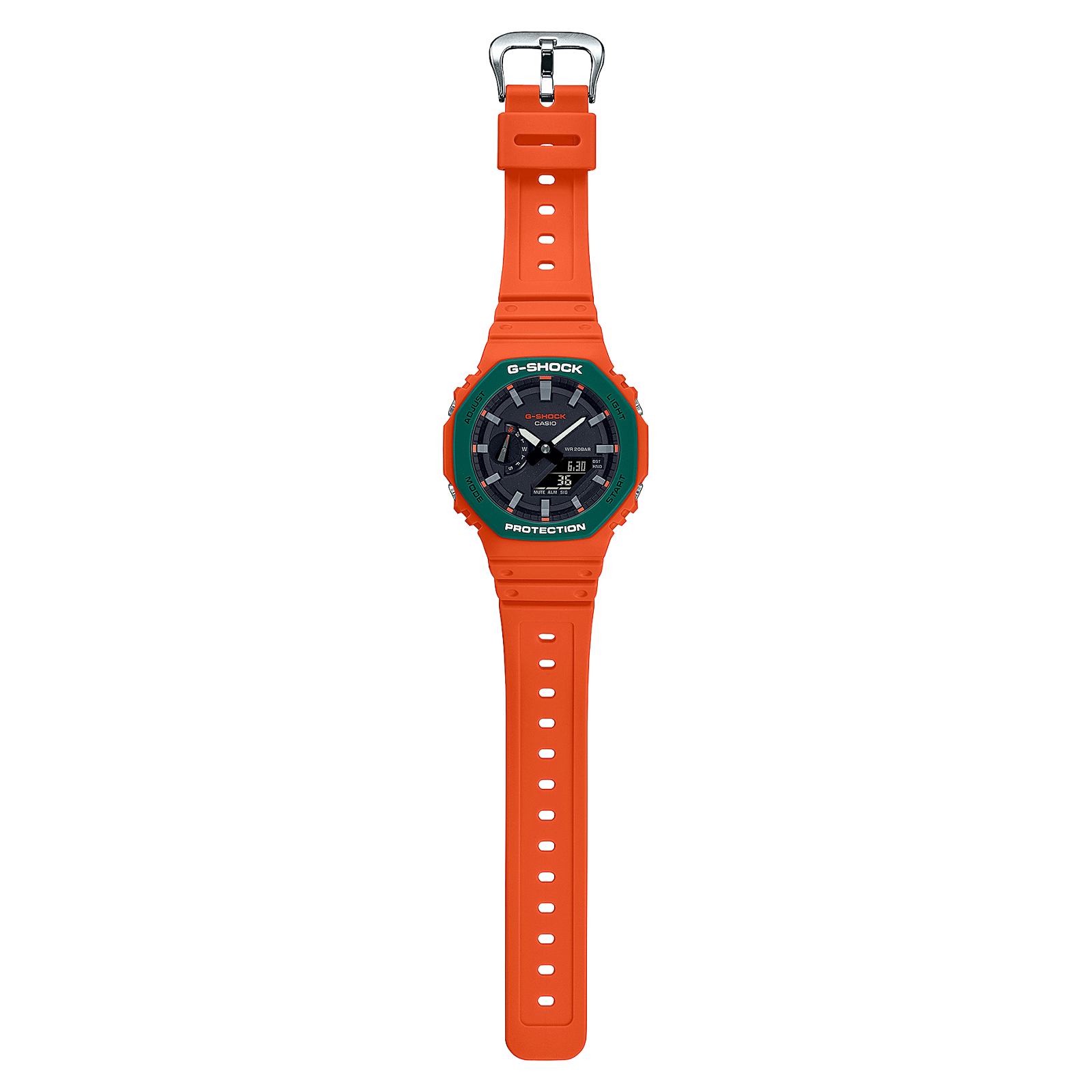 Reloj G-SHOCK GA-2110SC-4A Carbono/Resina Hombre Naranja