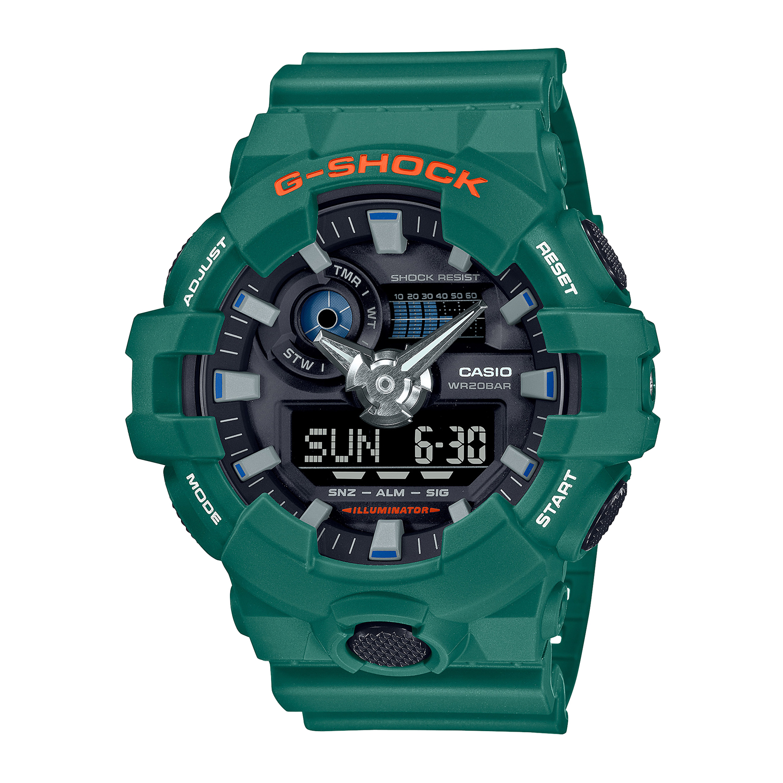 Reloj G-SHOCK GA-700SC-3A Resina Hombre Verde