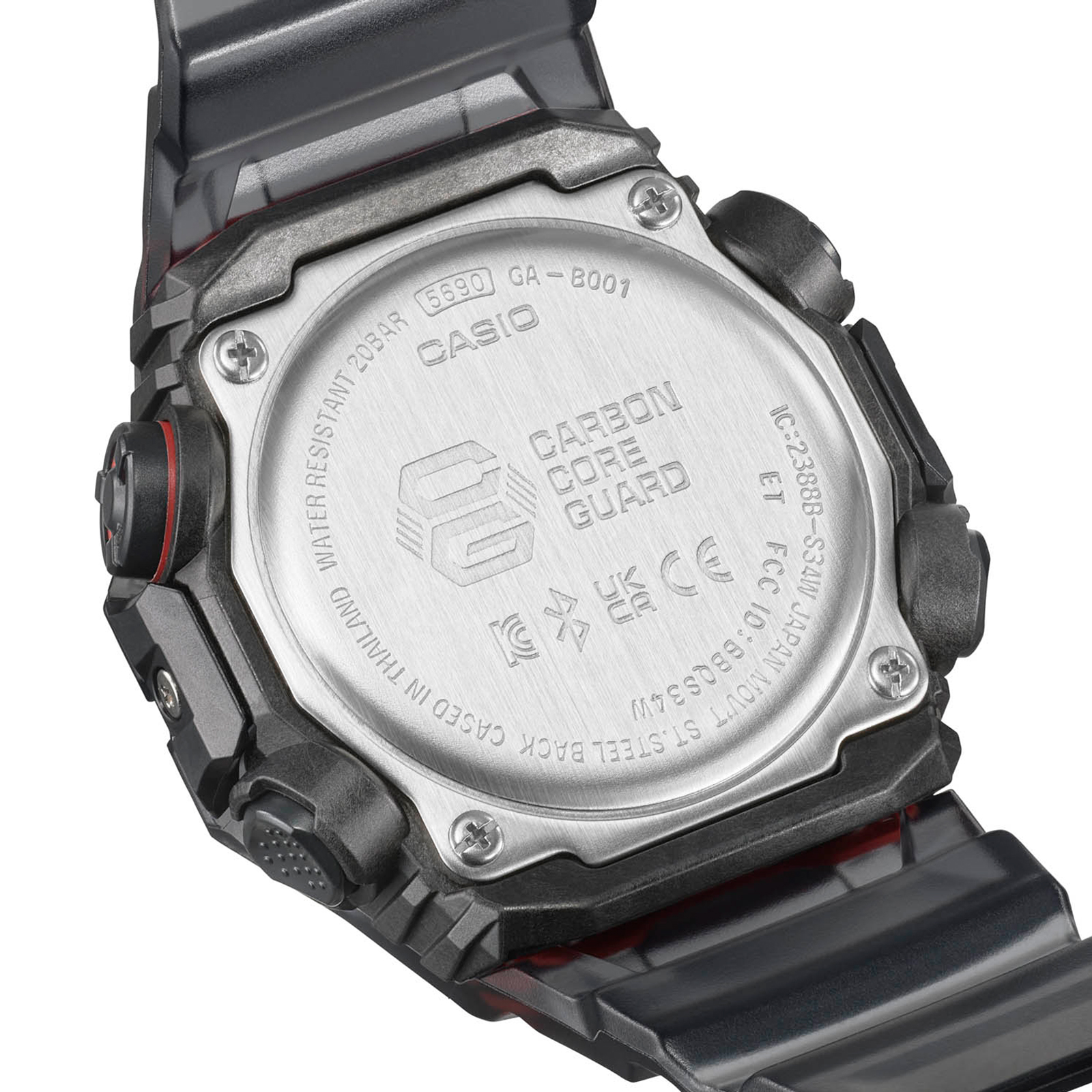 Reloj G-SHOCK GA-B001G-1A Carbono/Resina Hombre Negro