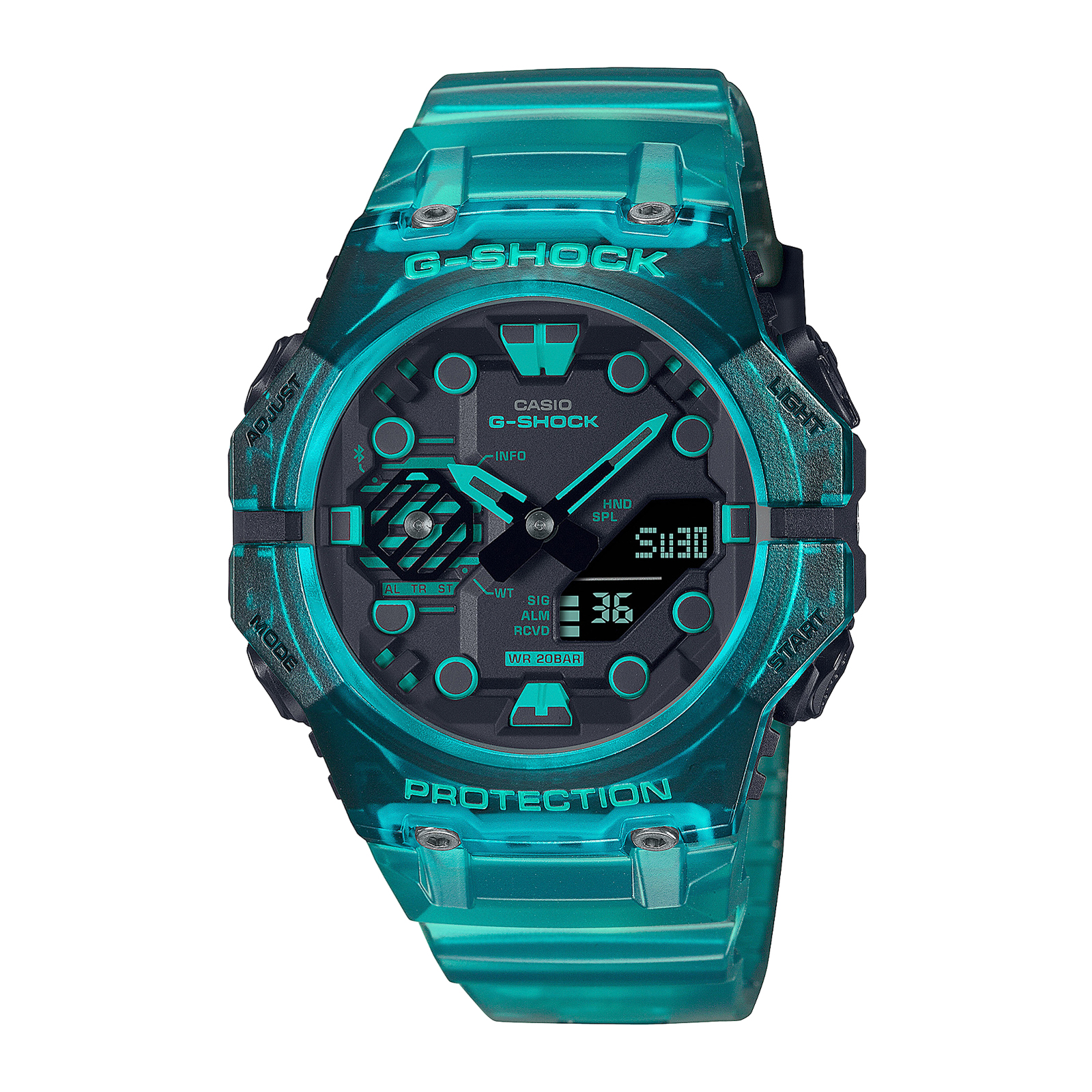 Reloj G-SHOCK GA-B001G-2A Carbono/Resina Hombre Azul