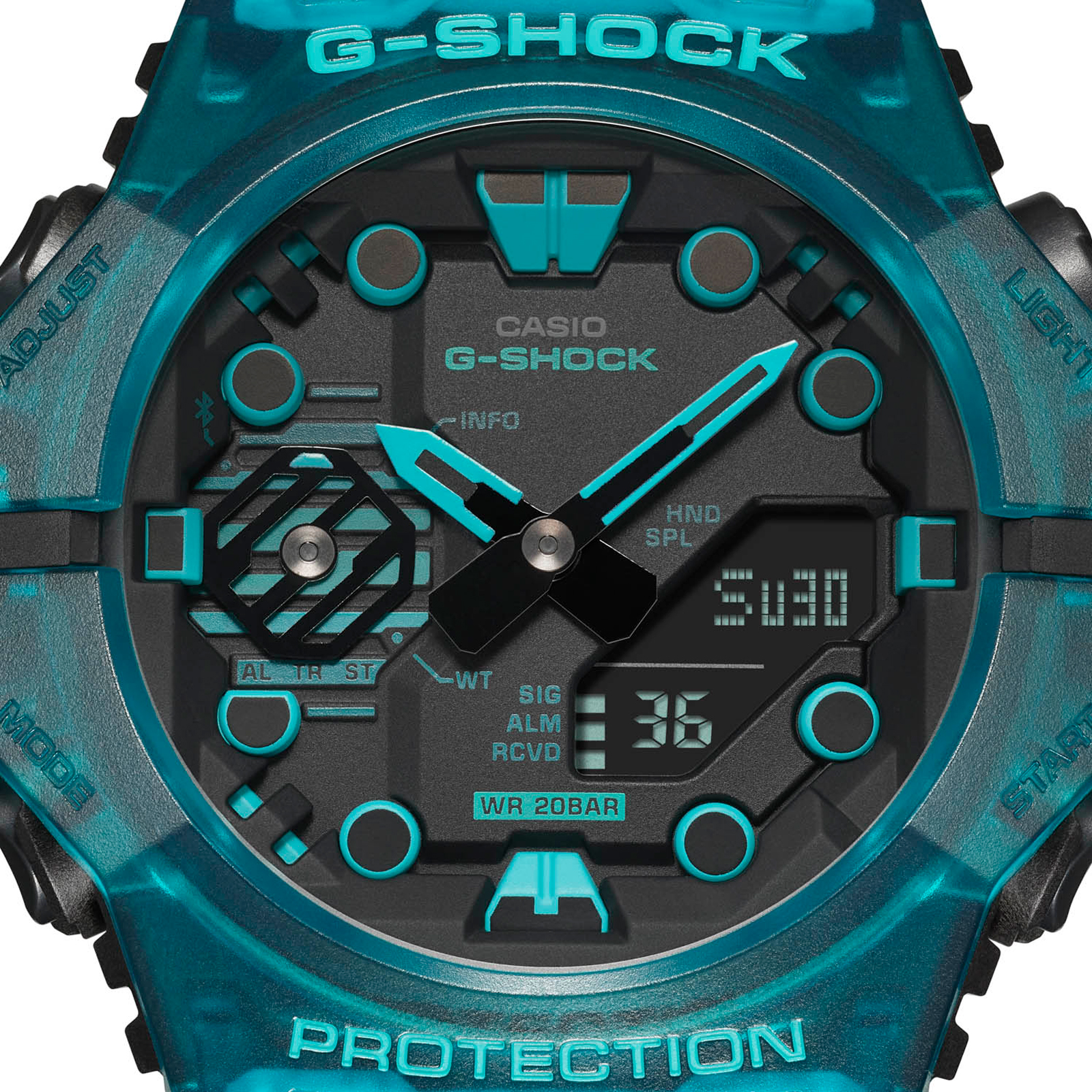 Reloj G-SHOCK GA-B001G-2A Carbono/Resina Hombre Azul