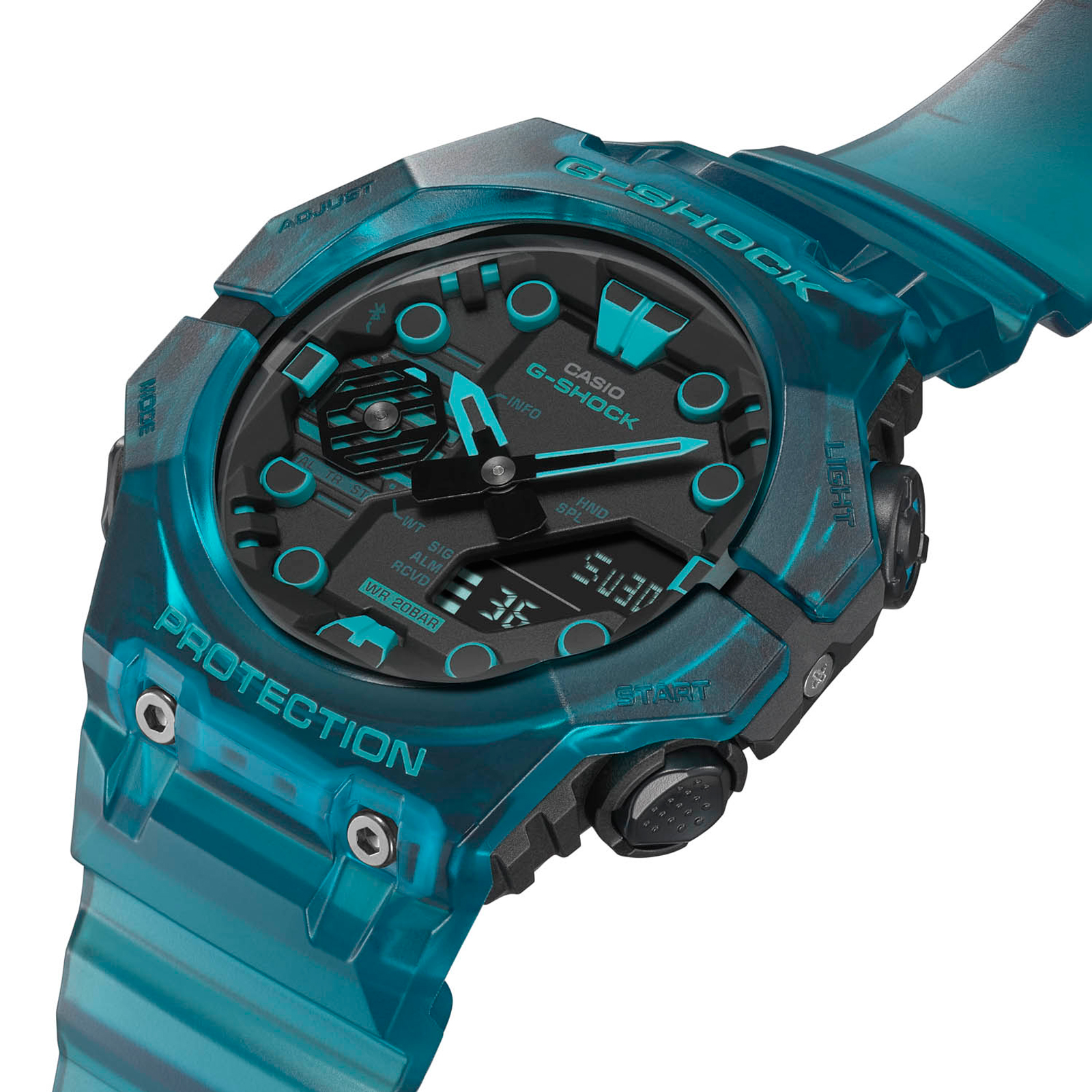 Reloj G-SHOCK GA-B001G-2A Carbono/Resina Hombre Azul