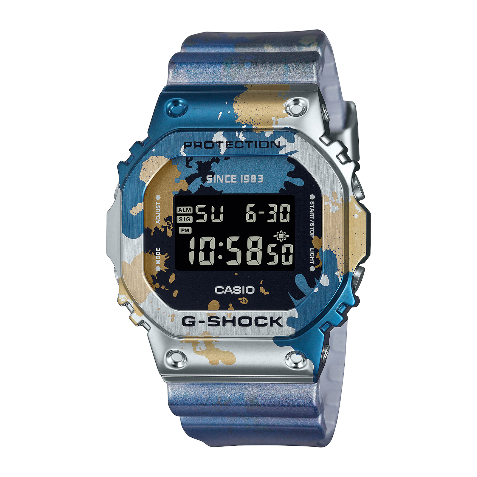 Reloj G-SHOCK GM-5600SS-1D Resina/Acero Hombre Plateado
