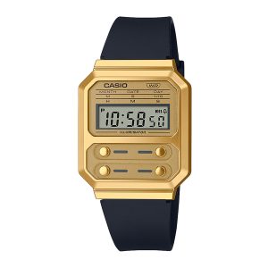 Reloj CASIO A100WEFG-9A Resina Unisex Dorado