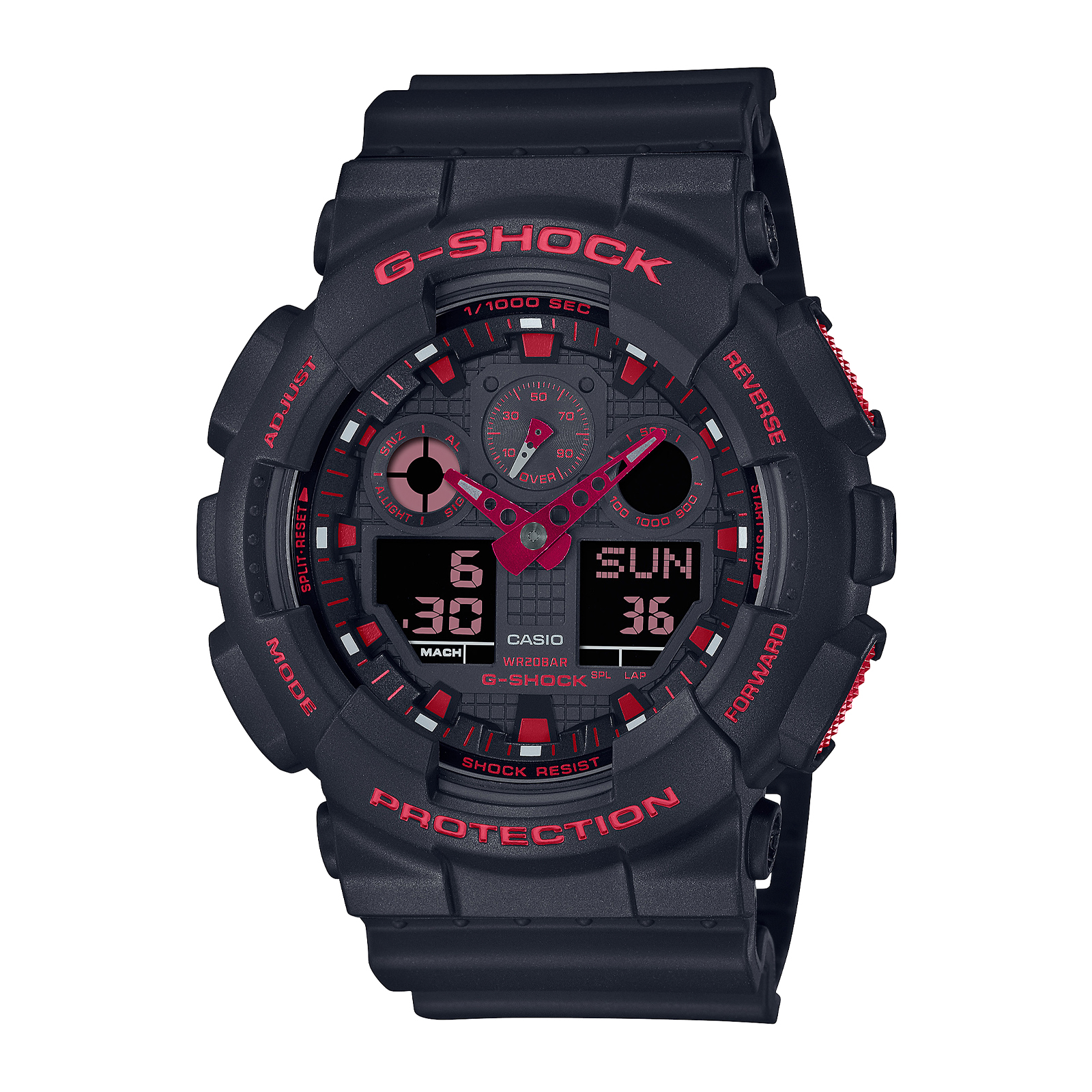 Reloj G-SHOCK GA-100BNR-1A Resina Hombre Negro