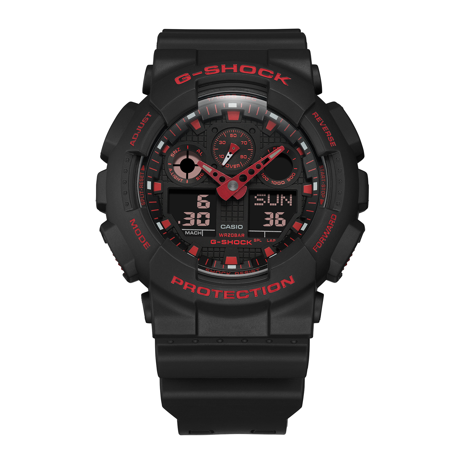 Reloj G-SHOCK GA-100BNR-1A Resina Hombre Negro