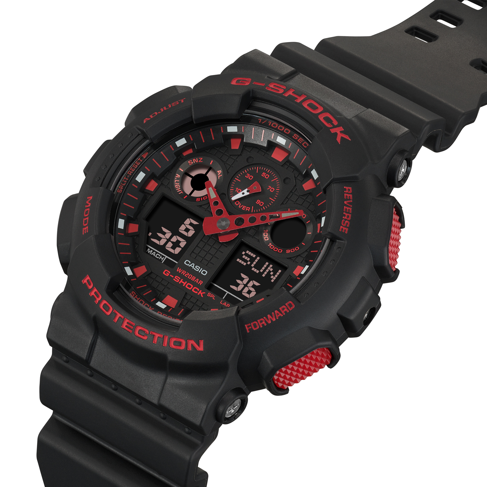 Reloj G-SHOCK GA-100BNR-1A Resina Hombre Negro