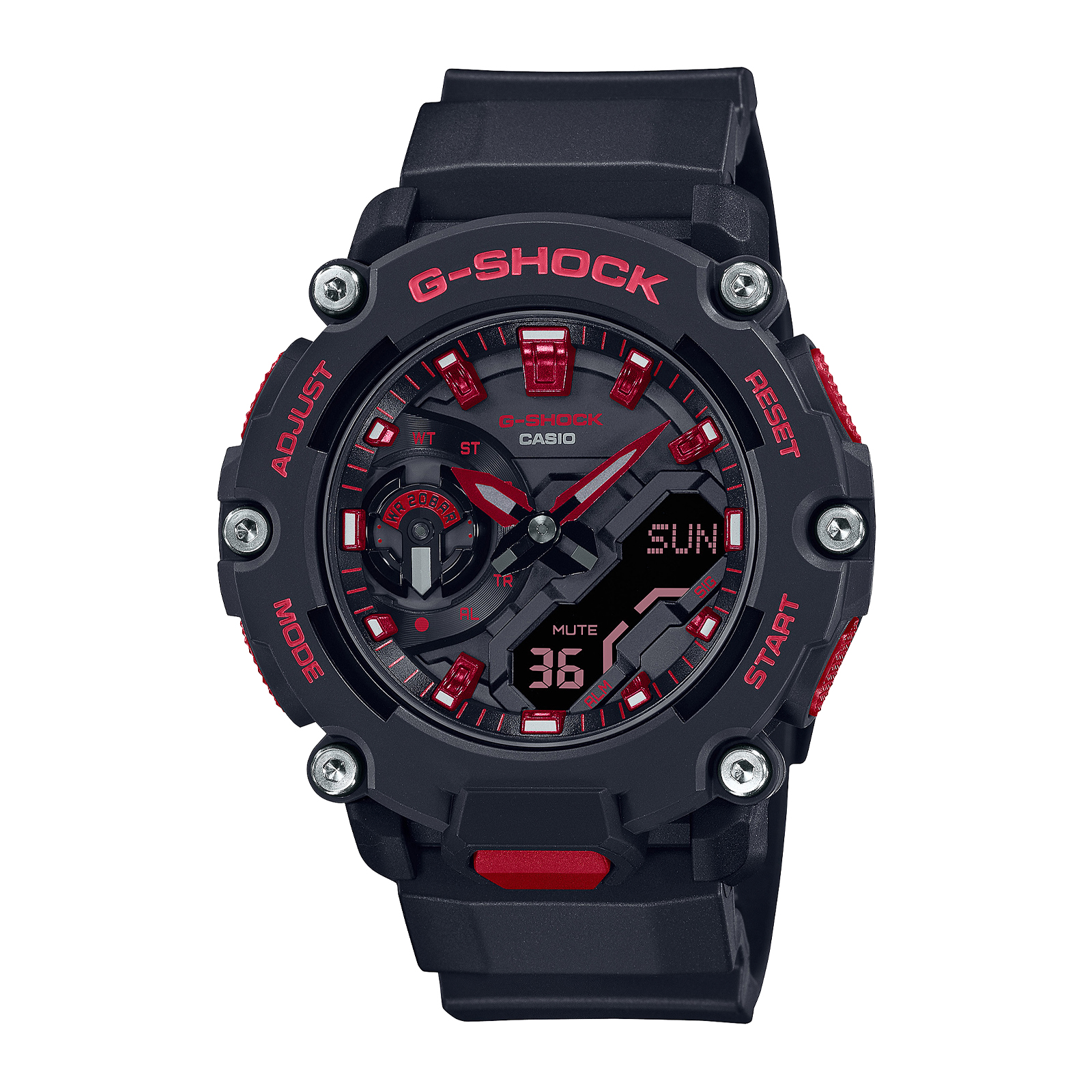 Reloj G-SHOCK GA-2100-1A1 Carbono/Resina Hombre Negro - Btime