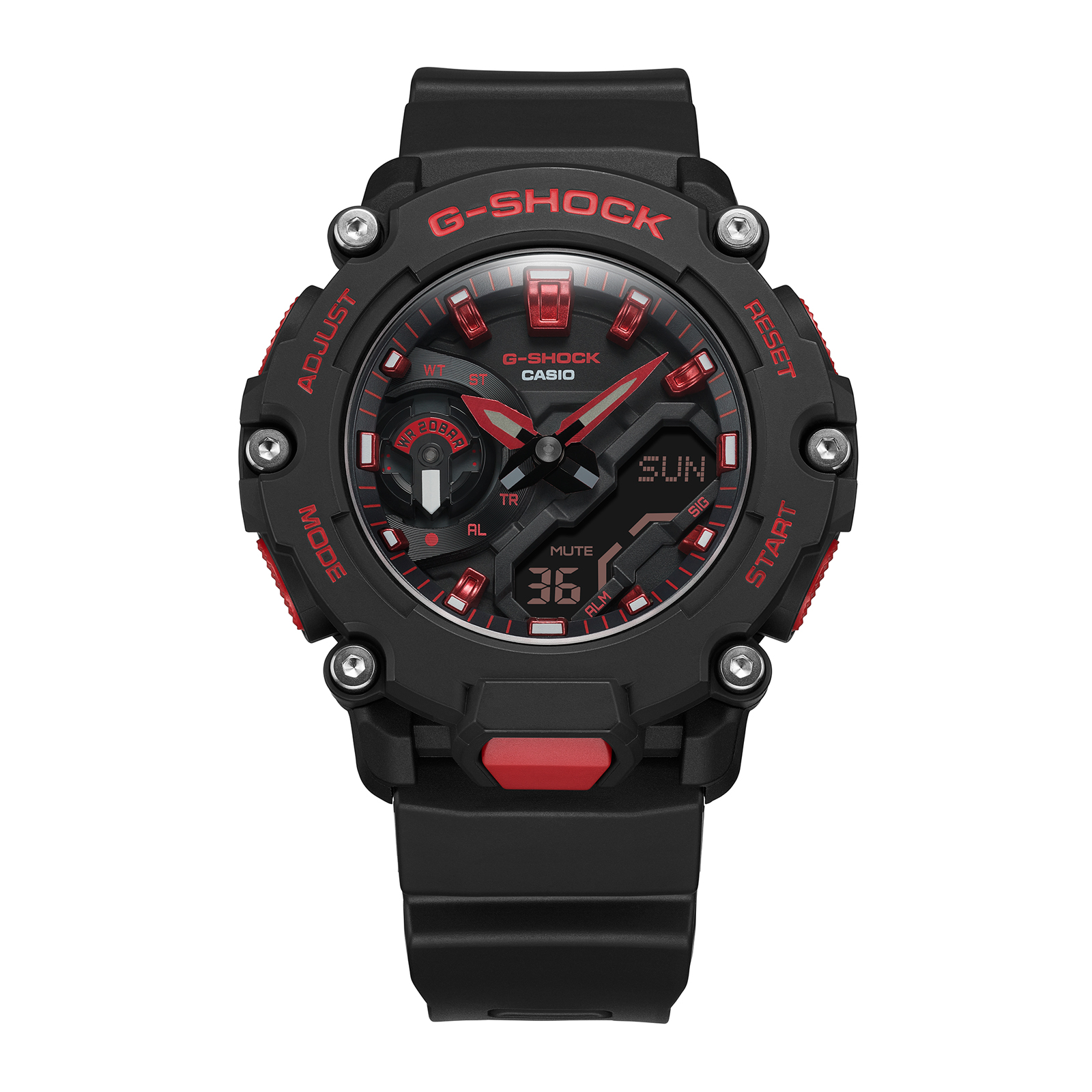 Reloj G-SHOCK GA-2200BNR-1A Carbono/Resina Hombre Negro