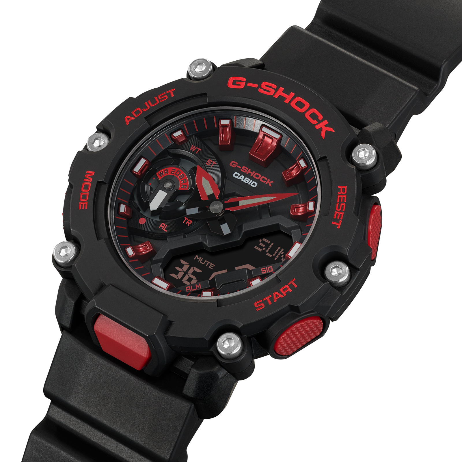 Reloj G-SHOCK GA-2200BNR-1A Carbono/Resina Hombre Negro