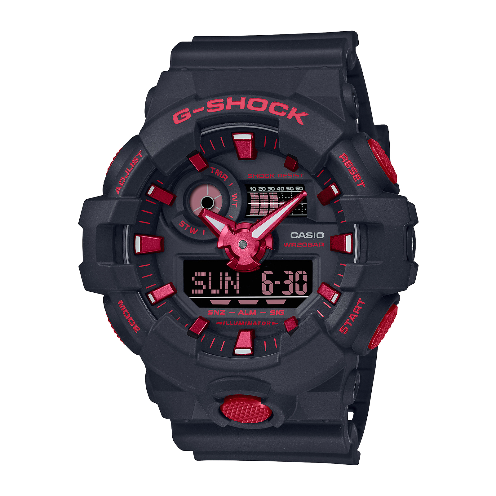 Reloj G-SHOCK GA-700BNR-1A Resina Hombre Negro