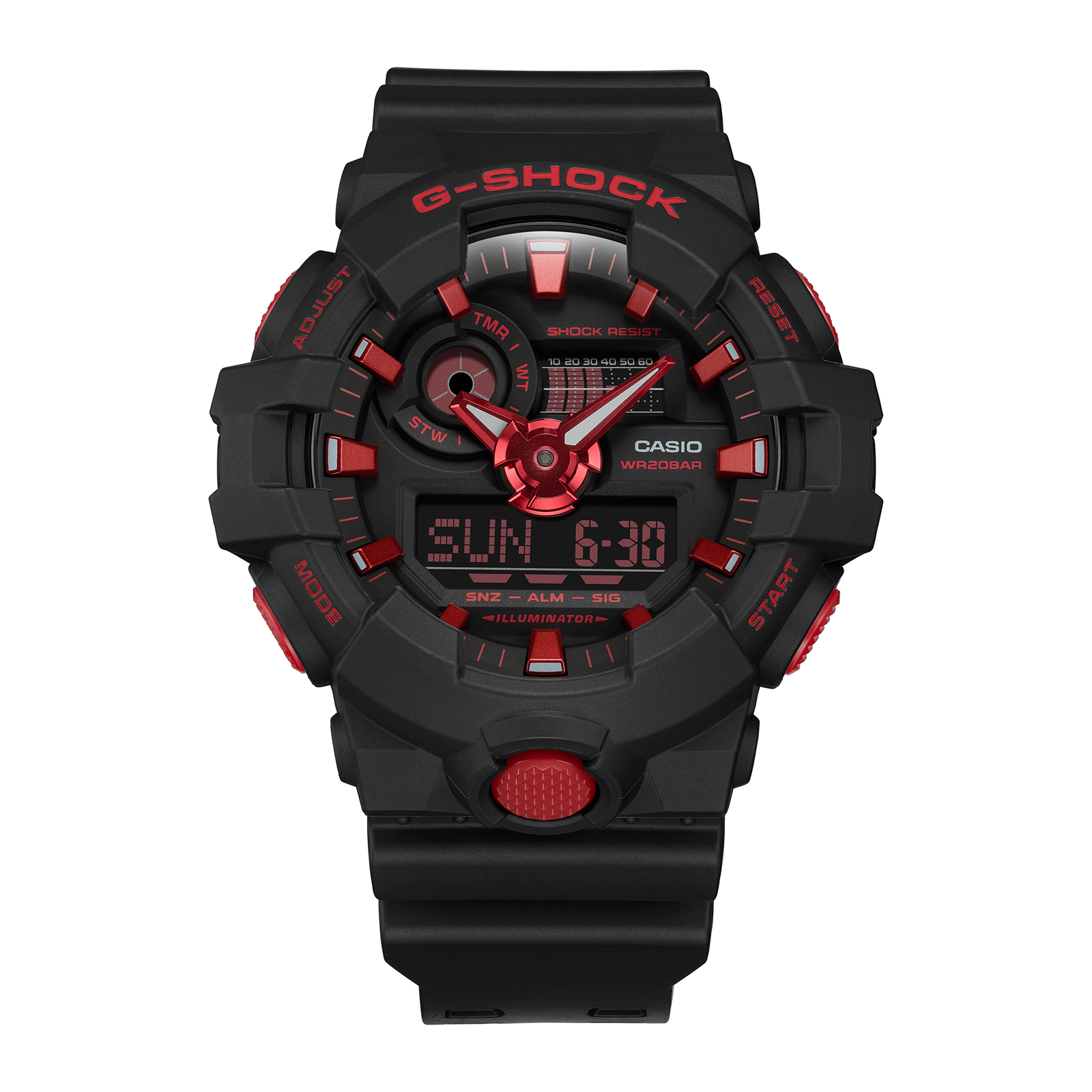 Reloj G-SHOCK GA-700BNR-1A Resina Hombre Negro