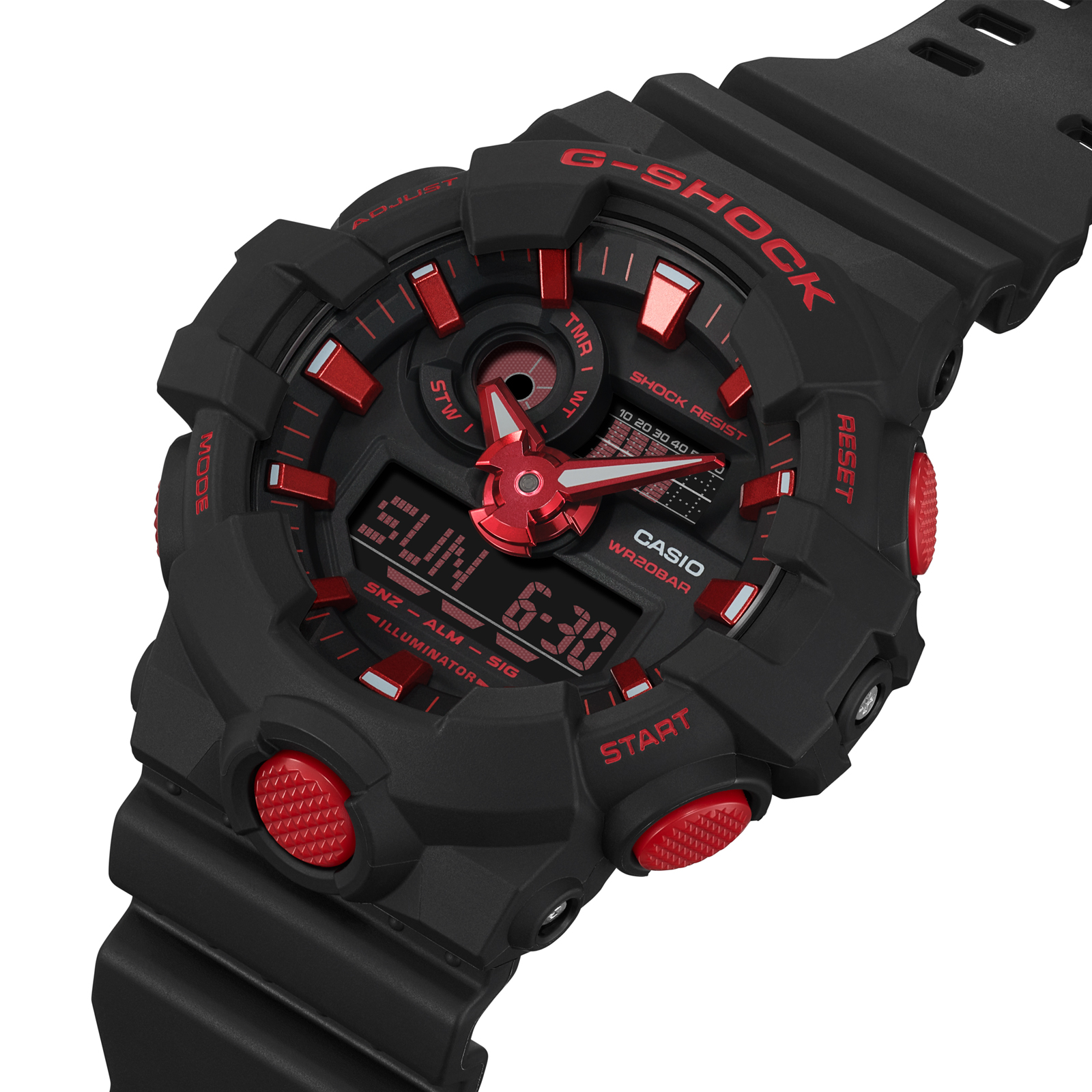 Reloj G-SHOCK GA-700BNR-1A Resina Hombre Negro