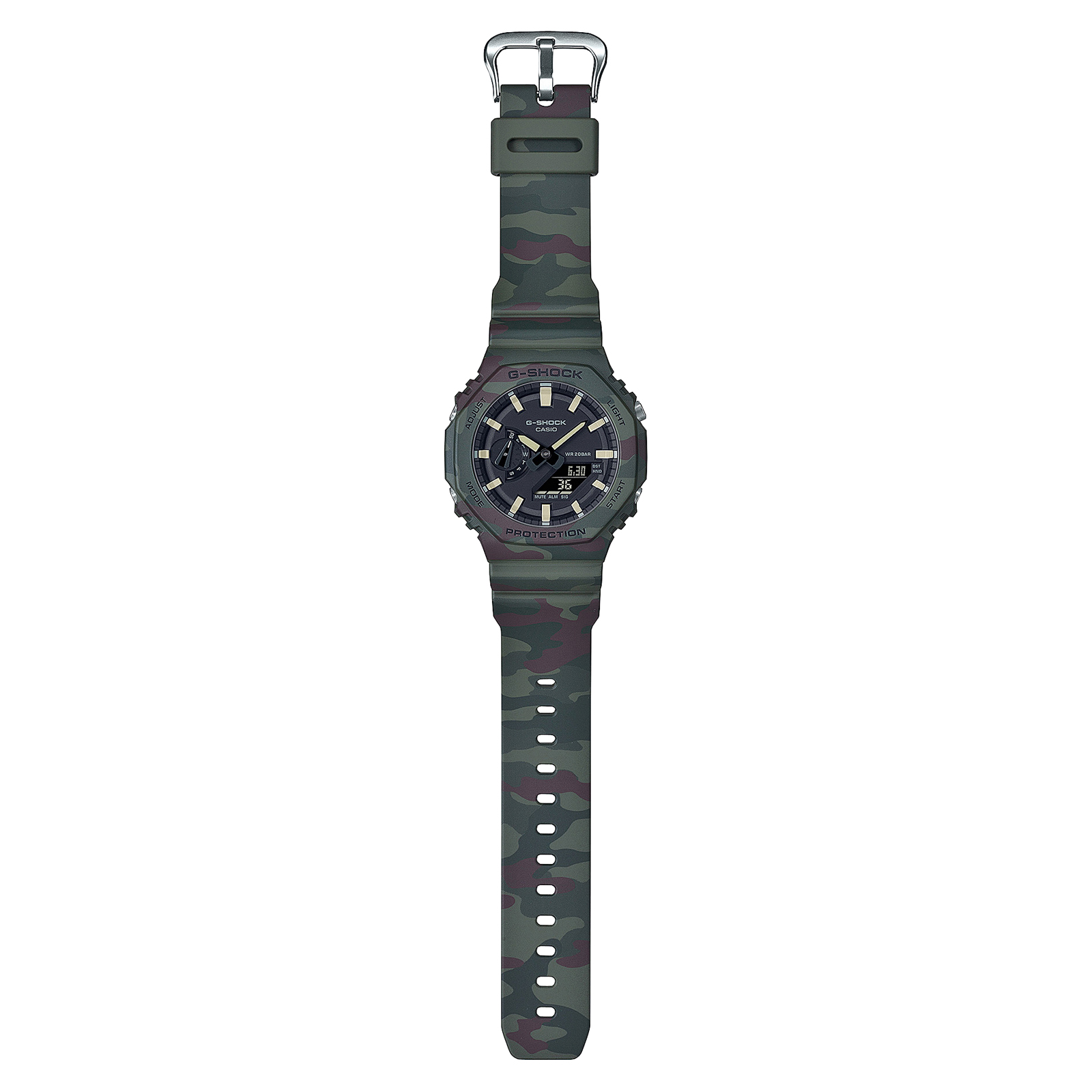 Reloj G-SHOCK GAE-2100WE-3A Carbono/Resina Hombre Verde