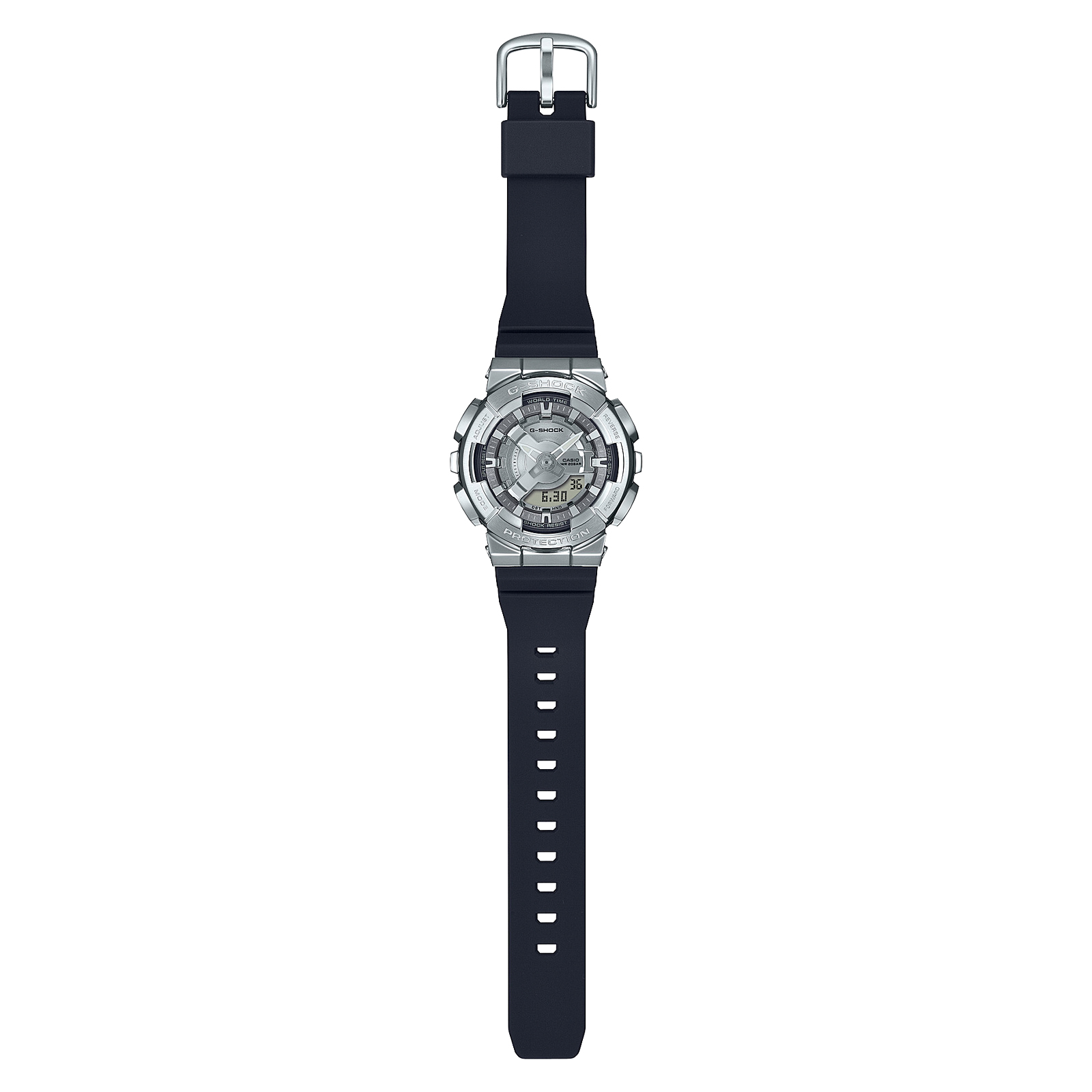 Reloj G-SHOCK GM-S110-1A Resina/Acero Mujer Plateado