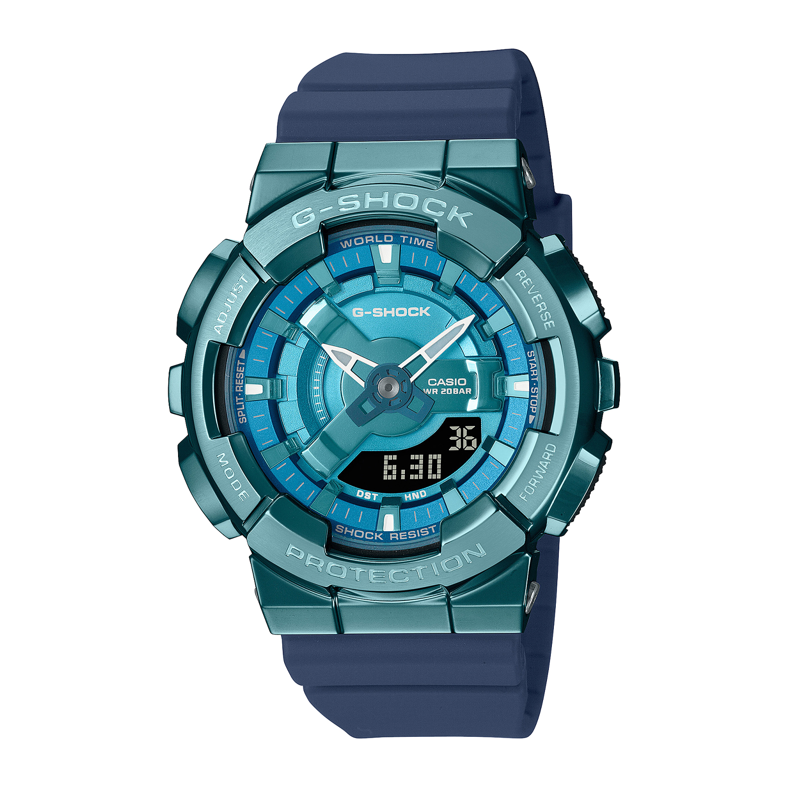 Reloj G-SHOCK GM-S110LB-2A Resina/Acero Mujer Azul