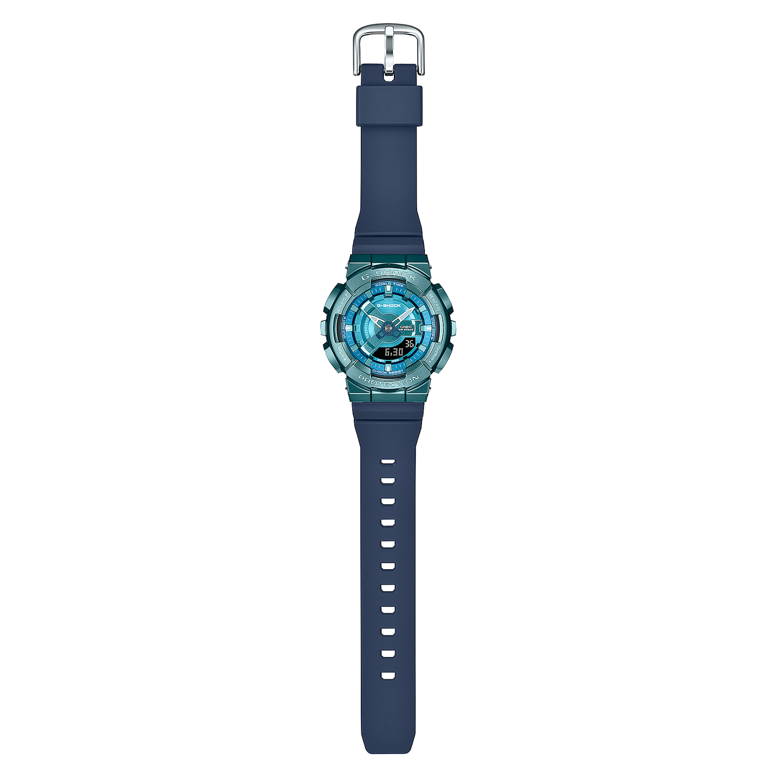 Reloj G-SHOCK GM-S110LB-2A Resina/Acero Mujer Azul
