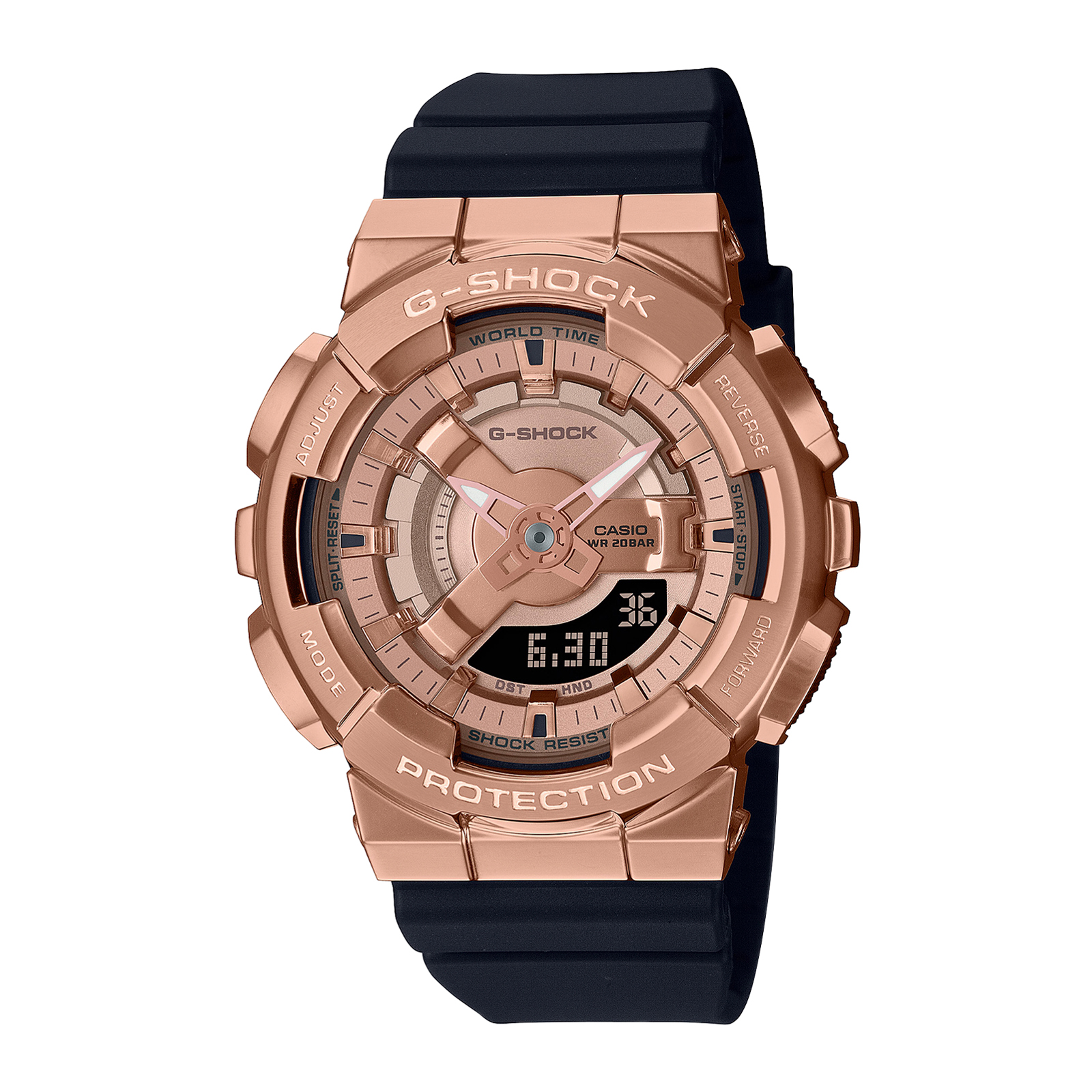 Reloj G-SHOCK GM-S110PG-1A Resina/Acero Mujer Oro Rosa