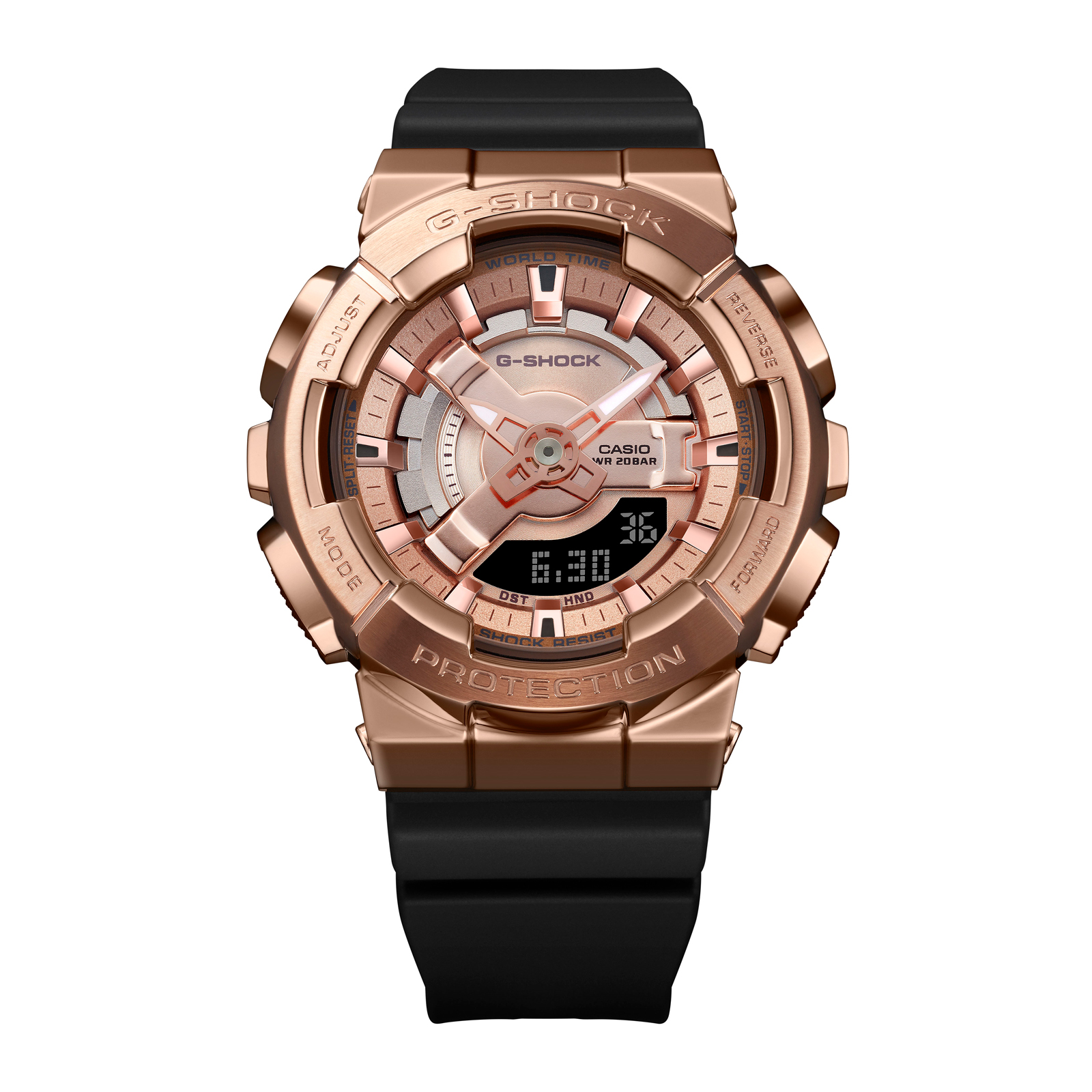 Reloj G-SHOCK GM-S110PG-1A Resina/Acero Mujer Oro Rosa