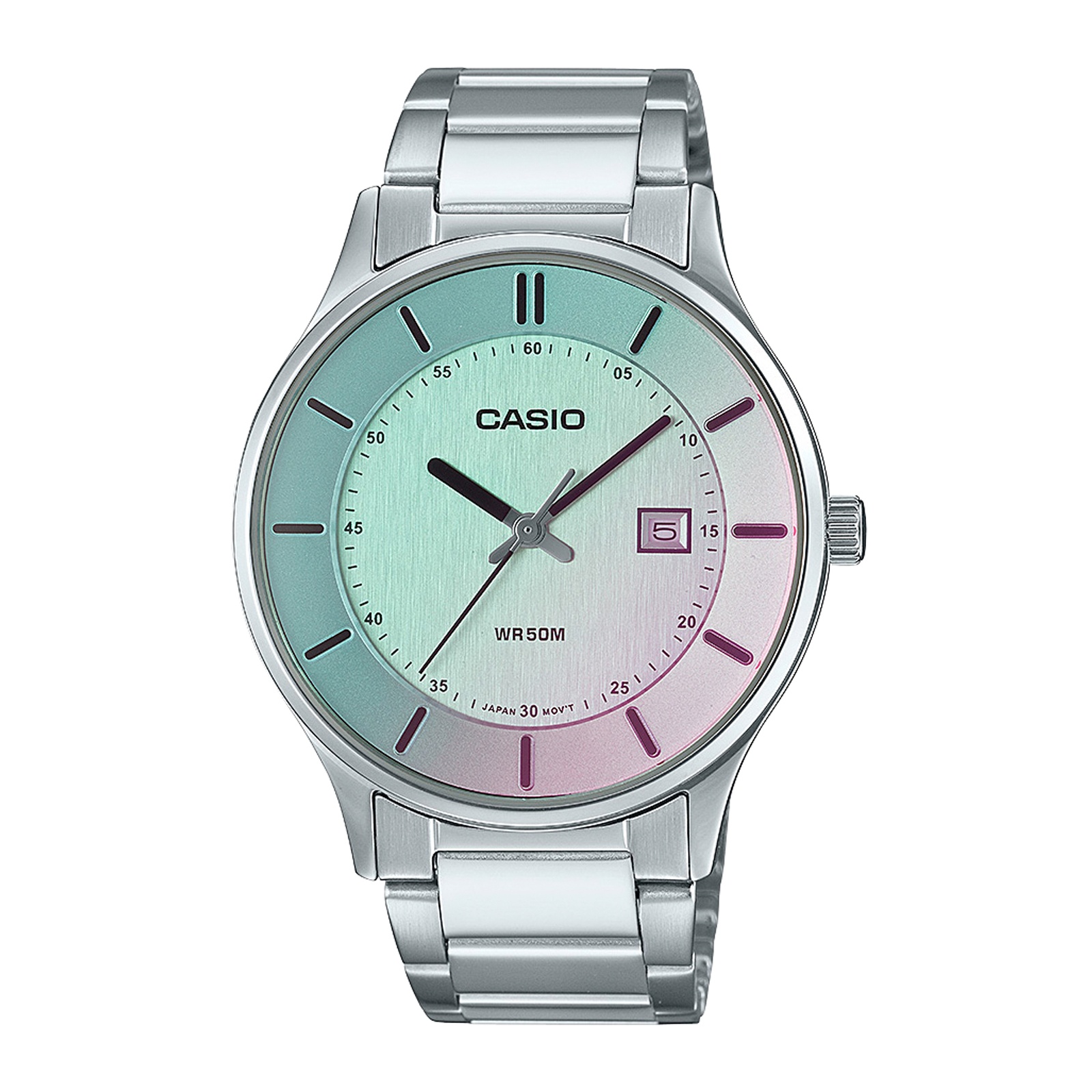 Reloj CASIO MTP-E605D-7E Acero Hombre Plateado