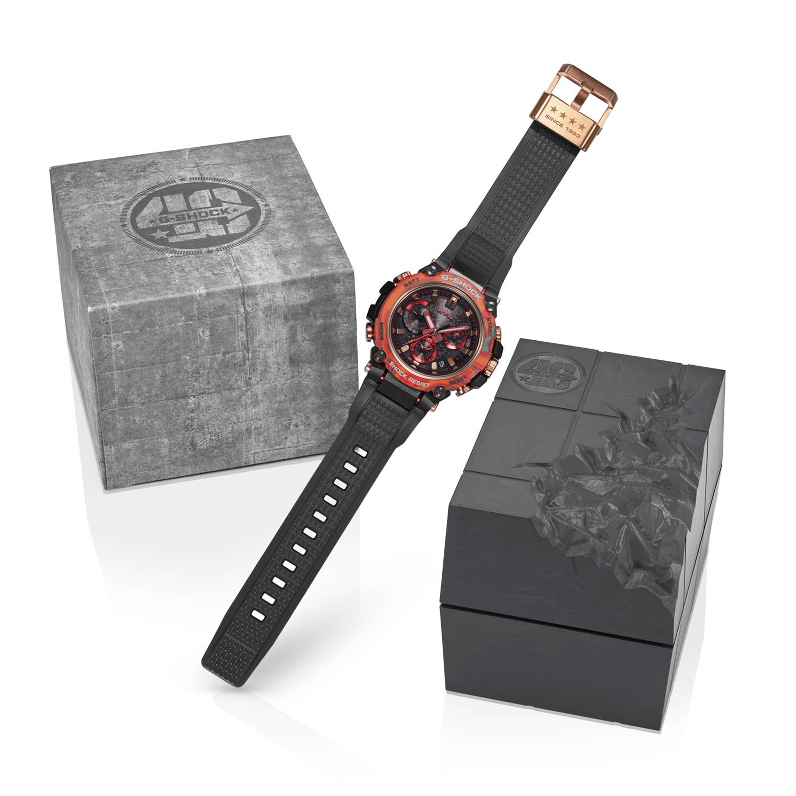 Reloj G-SHOCK MTG-B3000FR-1A Carbono/Acero Hombre Negro