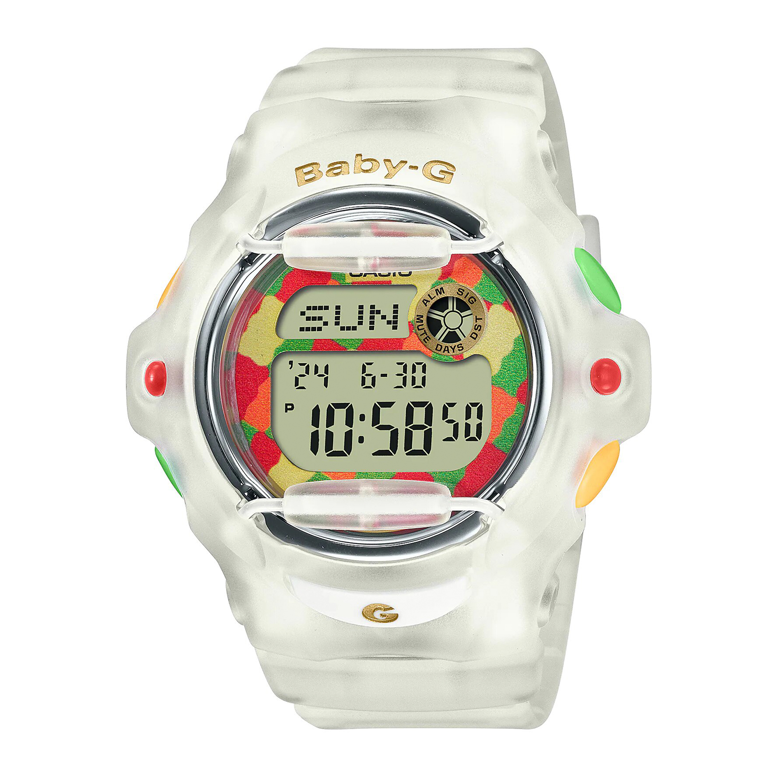 Reloj BABY-G BG-169HRB-7D Resina/Acero Mujer Blanco