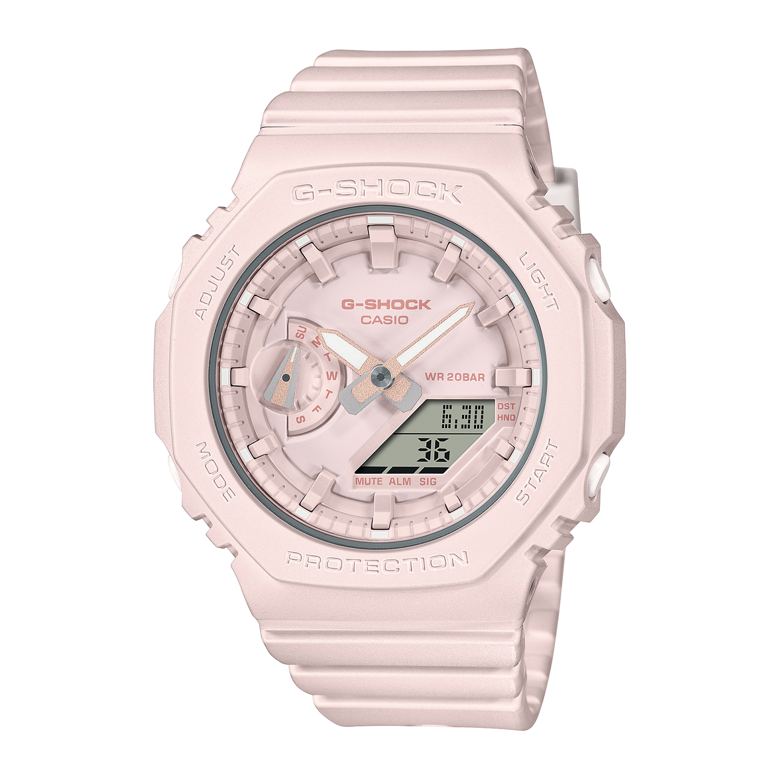 Reloj G-SHOCK GMA-S2100BA-4A Carbono/Resina Mujer Rosa
