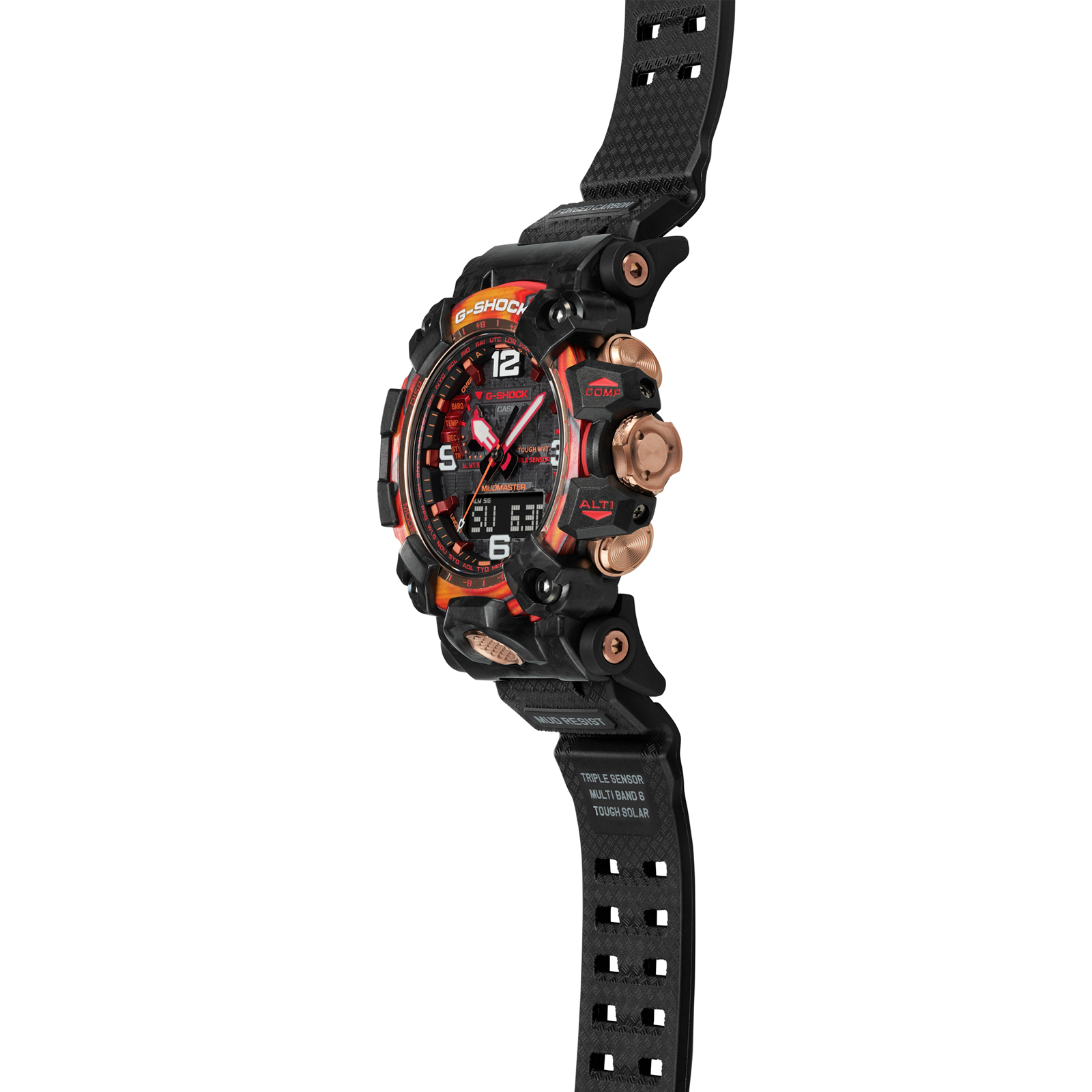Reloj G-SHOCK GWG-2040FR-1A Resina/Acero Hombre Negro