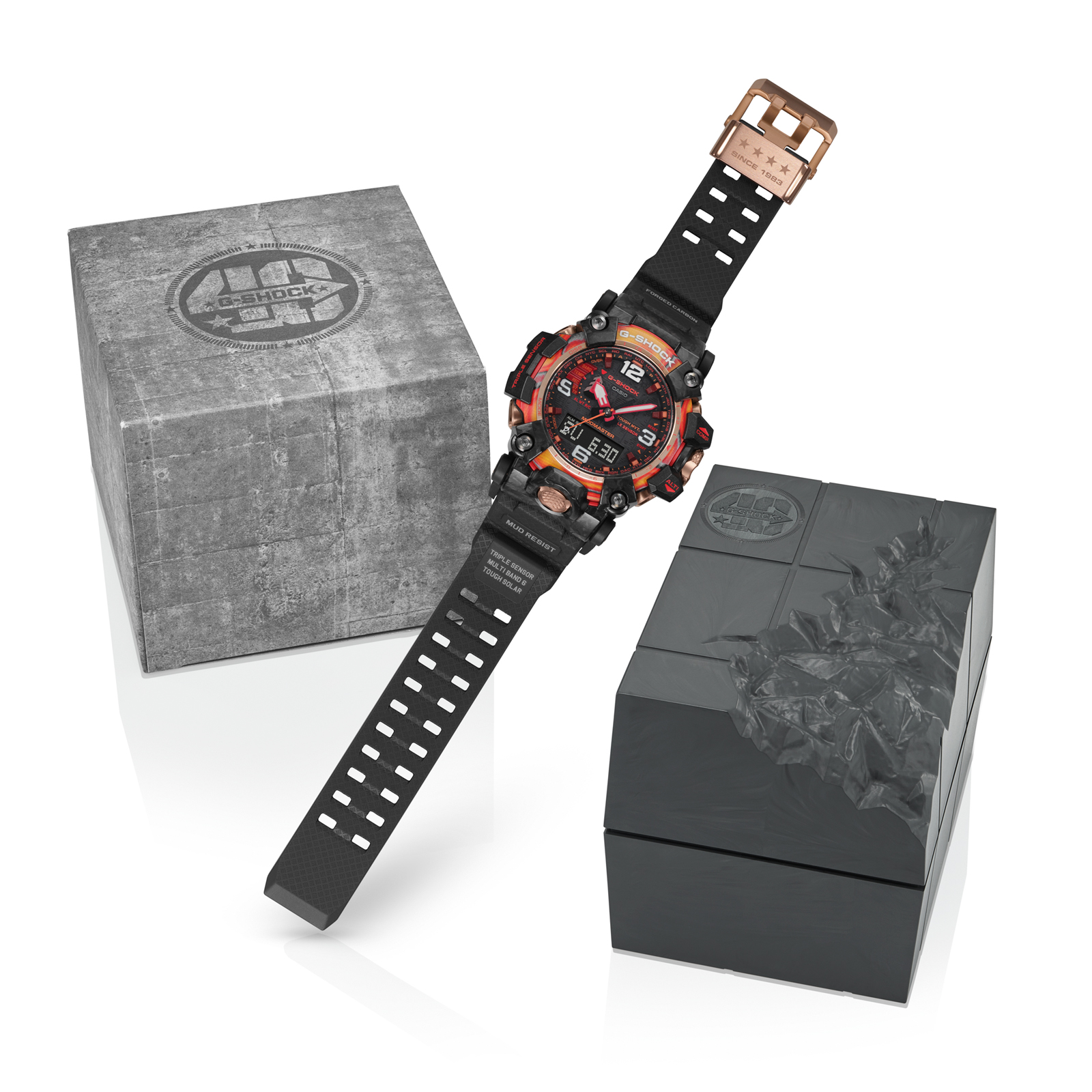 Reloj G-SHOCK GWG-2040FR-1A Resina/Acero Hombre Negro